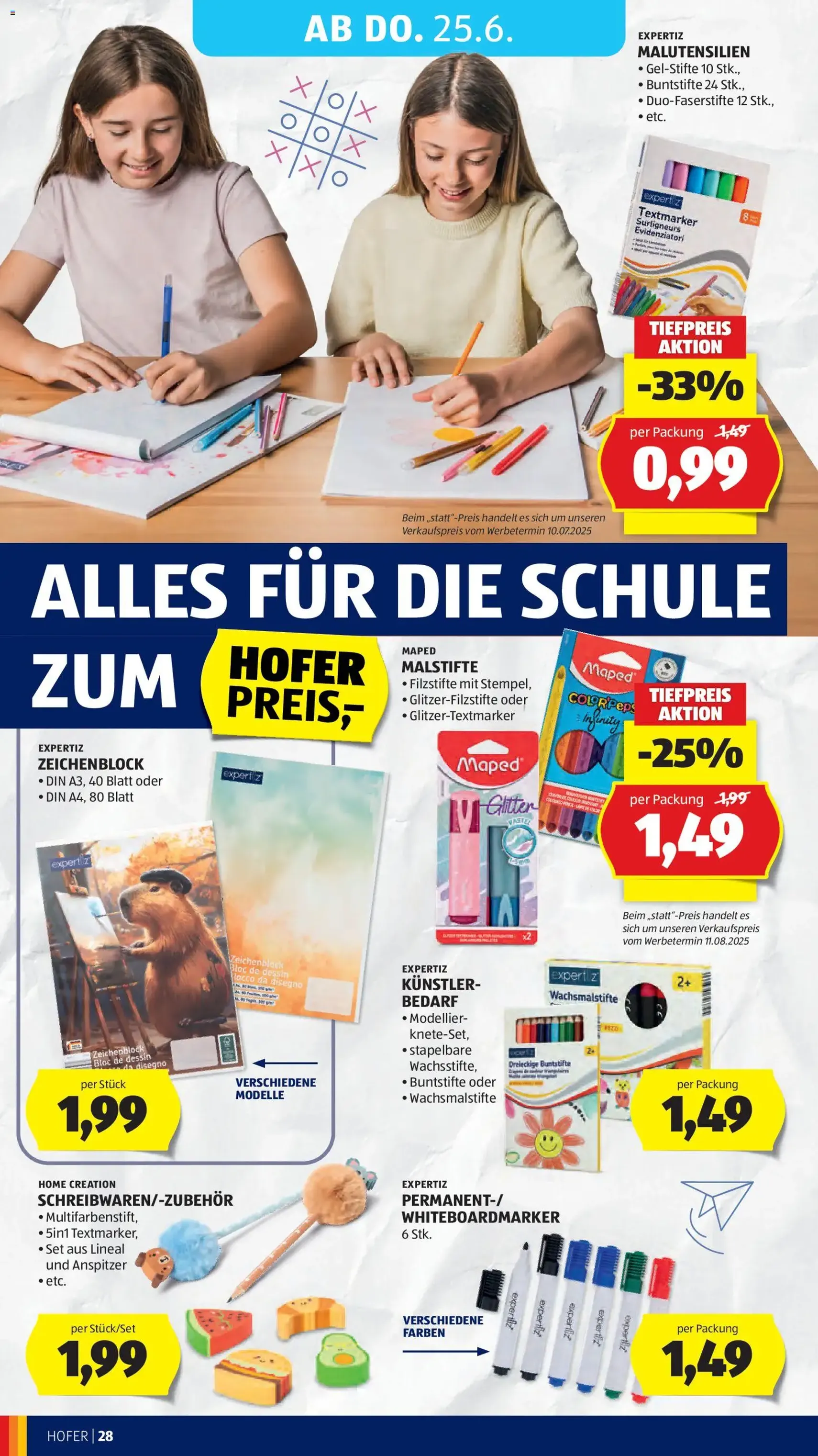 Hofer Flugblatt - Gültiger Prospekt ab 19.06.2026, Seite 34 von insgesamt 46