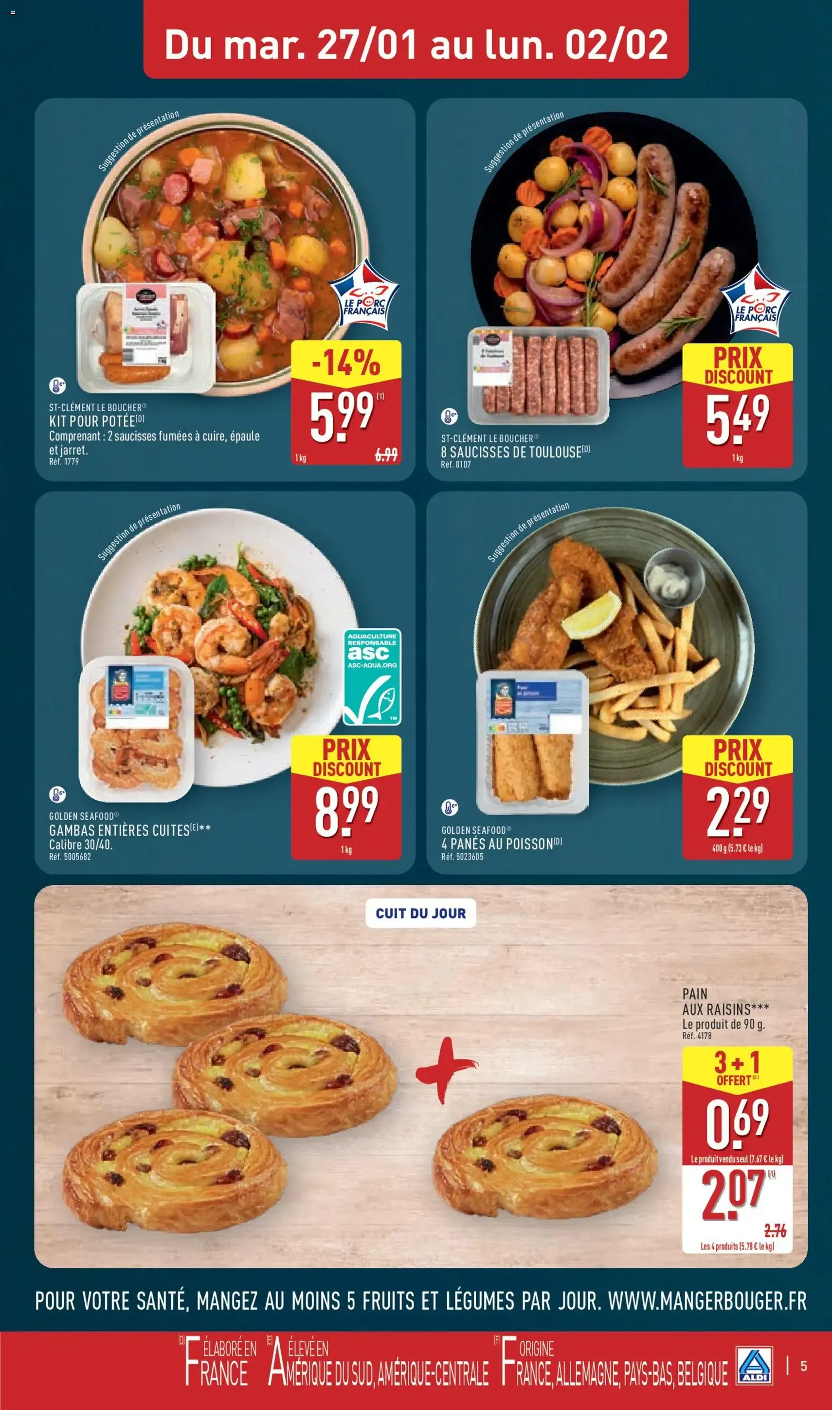 Aldi - Catalogue de la semaine 5 - brochure valable à partir du 27/01/2026, page 7 sur 44