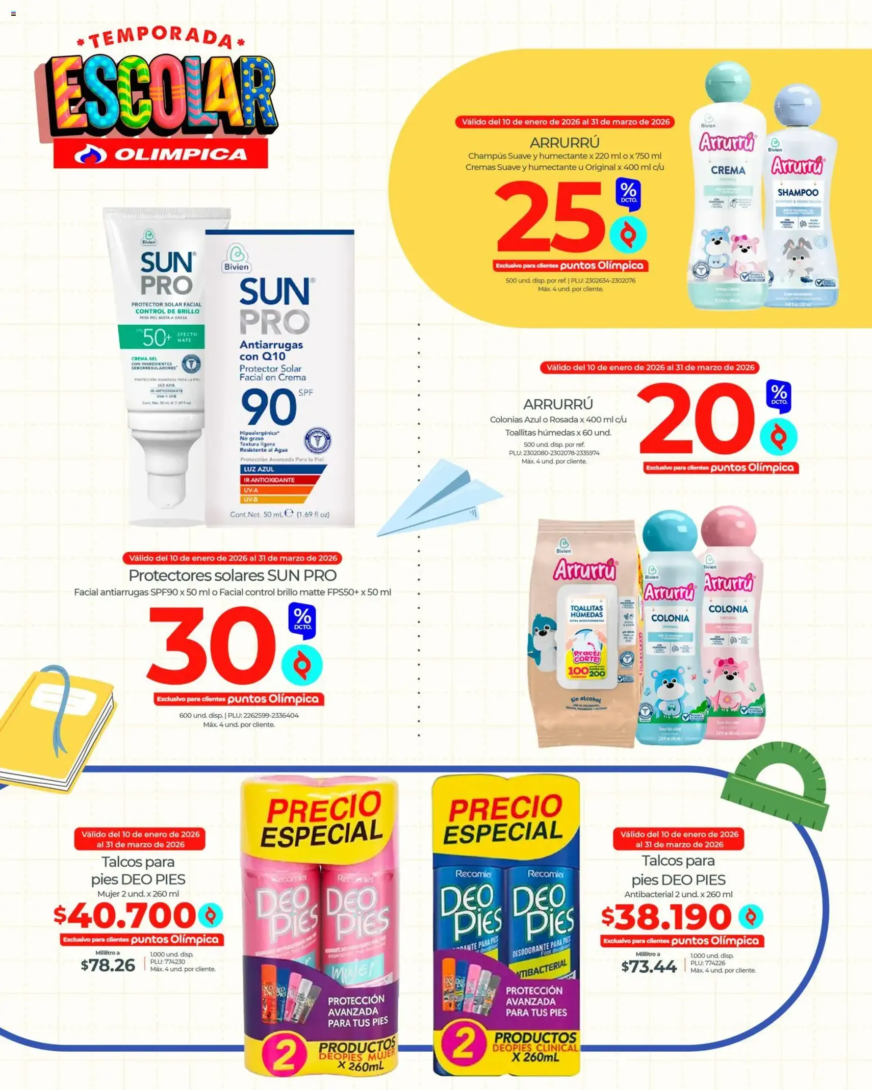 Olímpica - Temporada escolar - folleto válido desde 10/01/2026 página 33 de 37