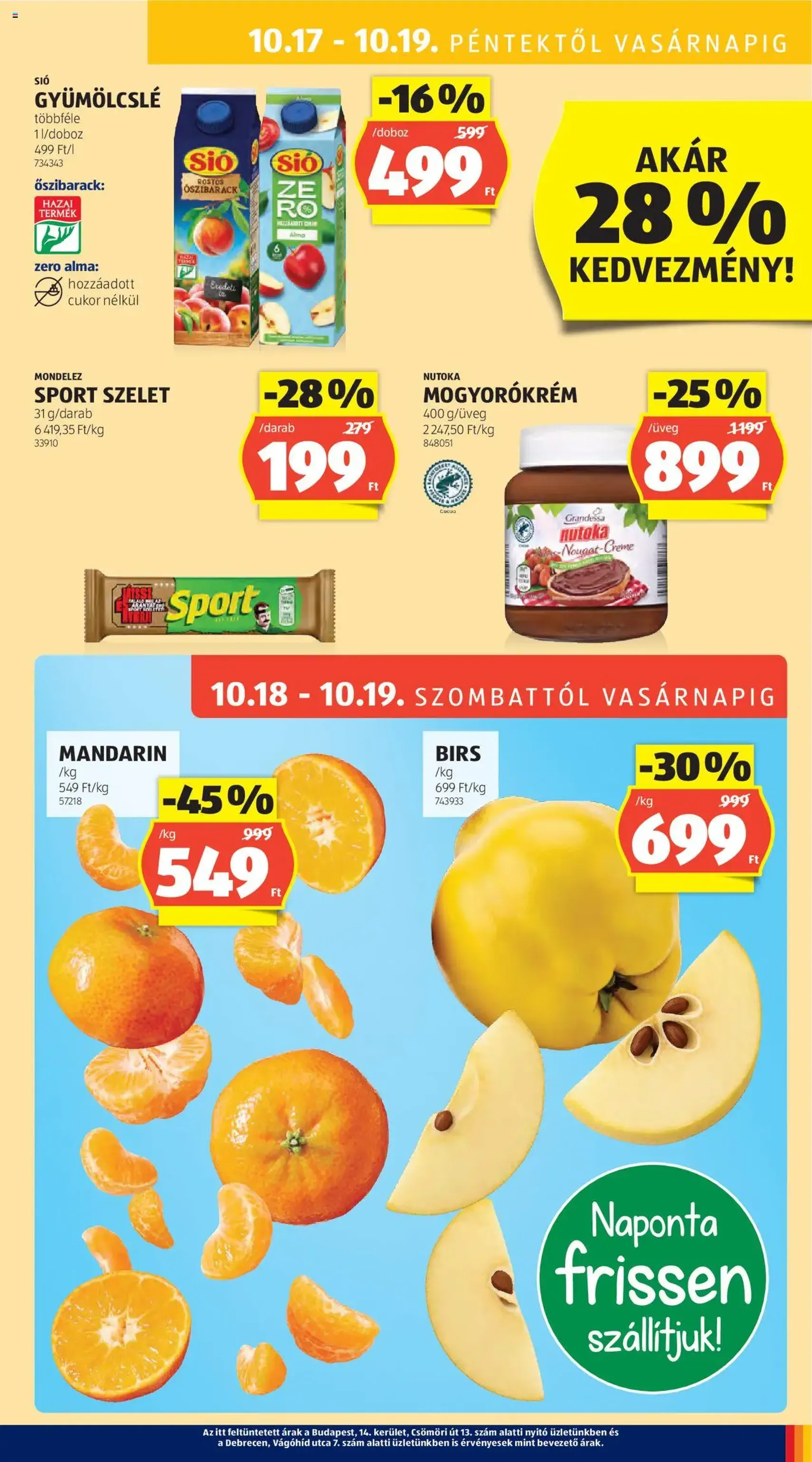 Aldi Akciós újság - 2025.10.16. érvényes szórólap 47 oldal 50 oldalból Aldi Akciós újság - 2025.10.16. érvényes szórólap 47 oldal 50 oldalból
