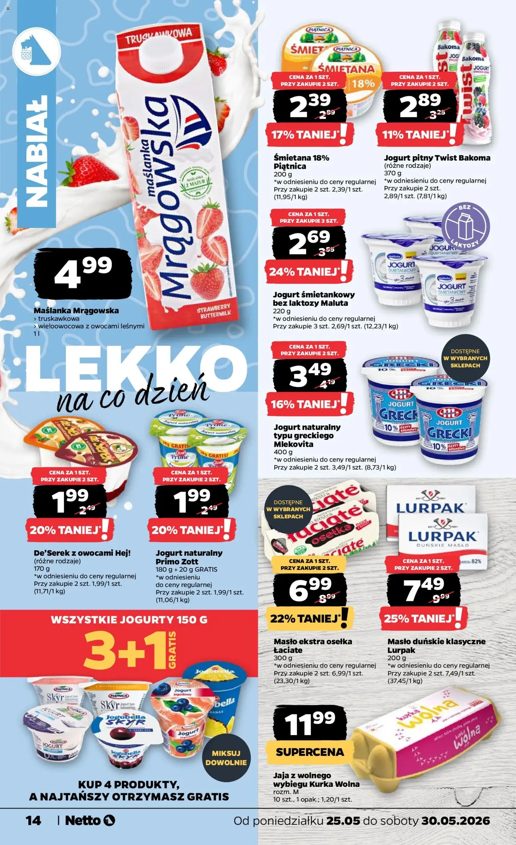 Netto gazetka od poniedziałku spożywcza - ważny gazetka od 25.05.2026 strona 14 z 42