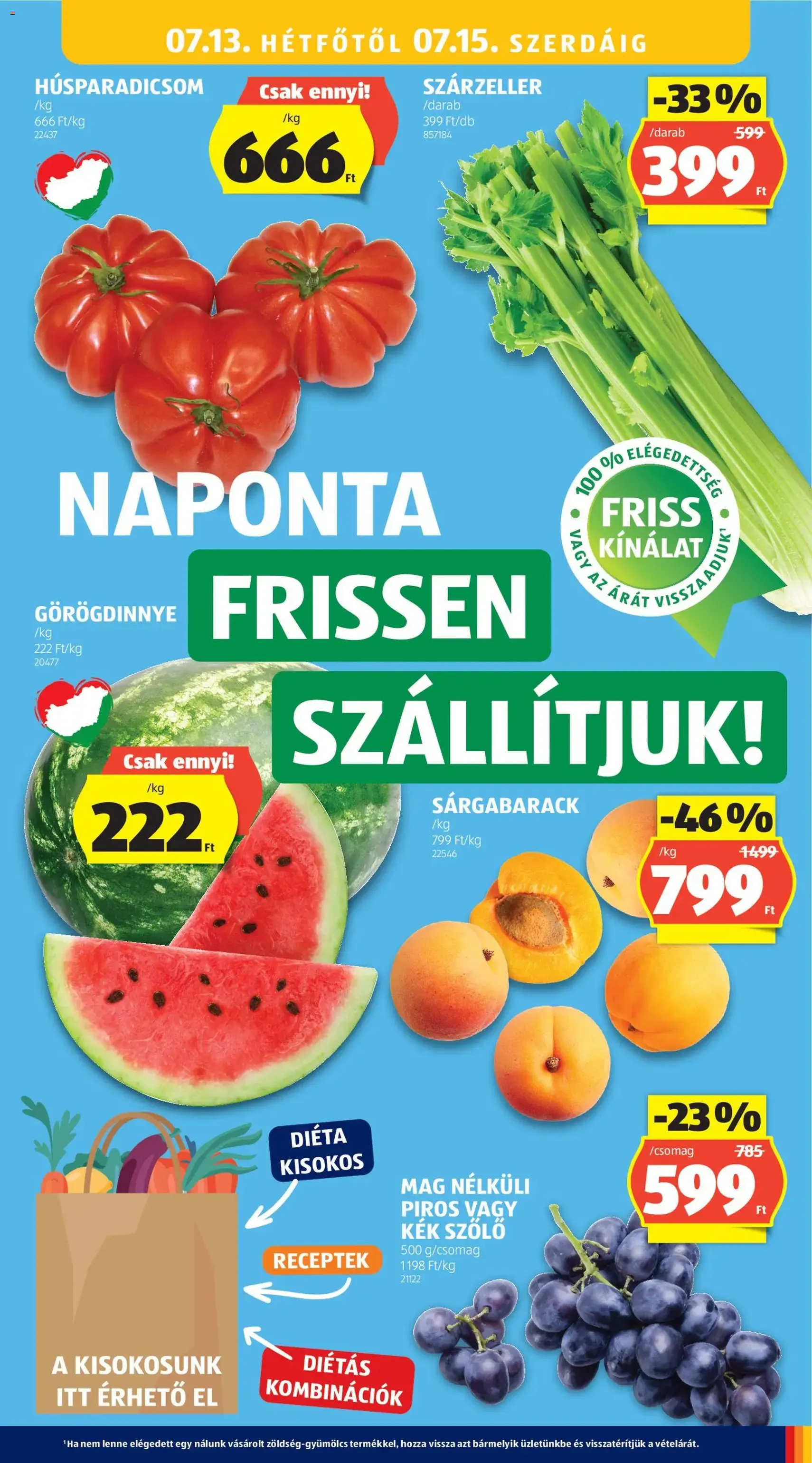 Aldi akciós újság - 2026.07.09. érvényes szórólap 21 oldal 56 oldalból