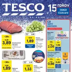 Tesco Hypermarket - leták - náhľad letáku platný od 03.09.2025