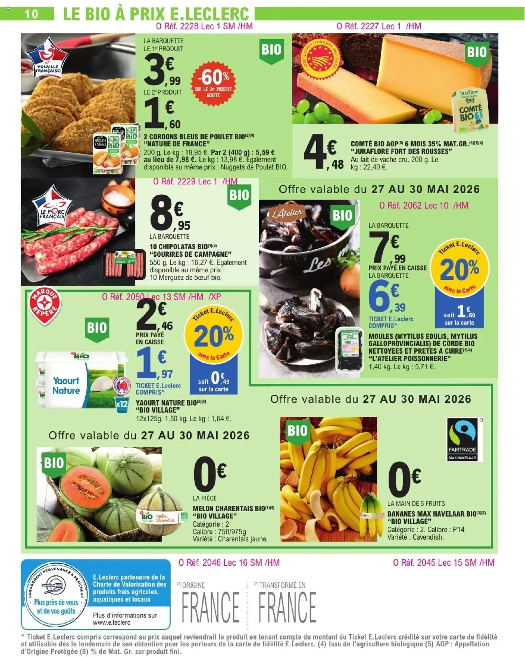 E.Leclerc catalogue de la semaine 22 - brochure valable à partir du 26/05/2026, page 10 sur 66