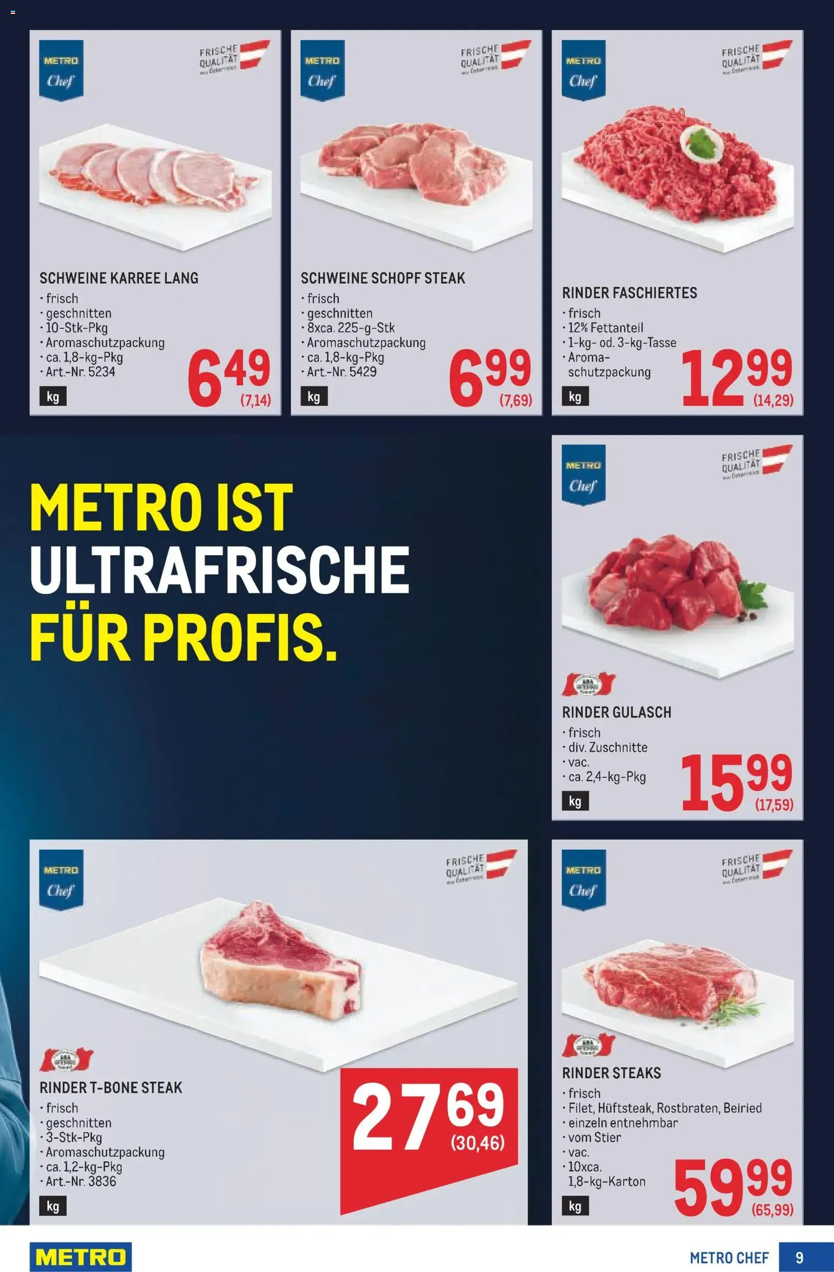 Metro angebote Profi - Gültiger Prospekt ab 15.05.2026, Seite 9 von insgesamt 64