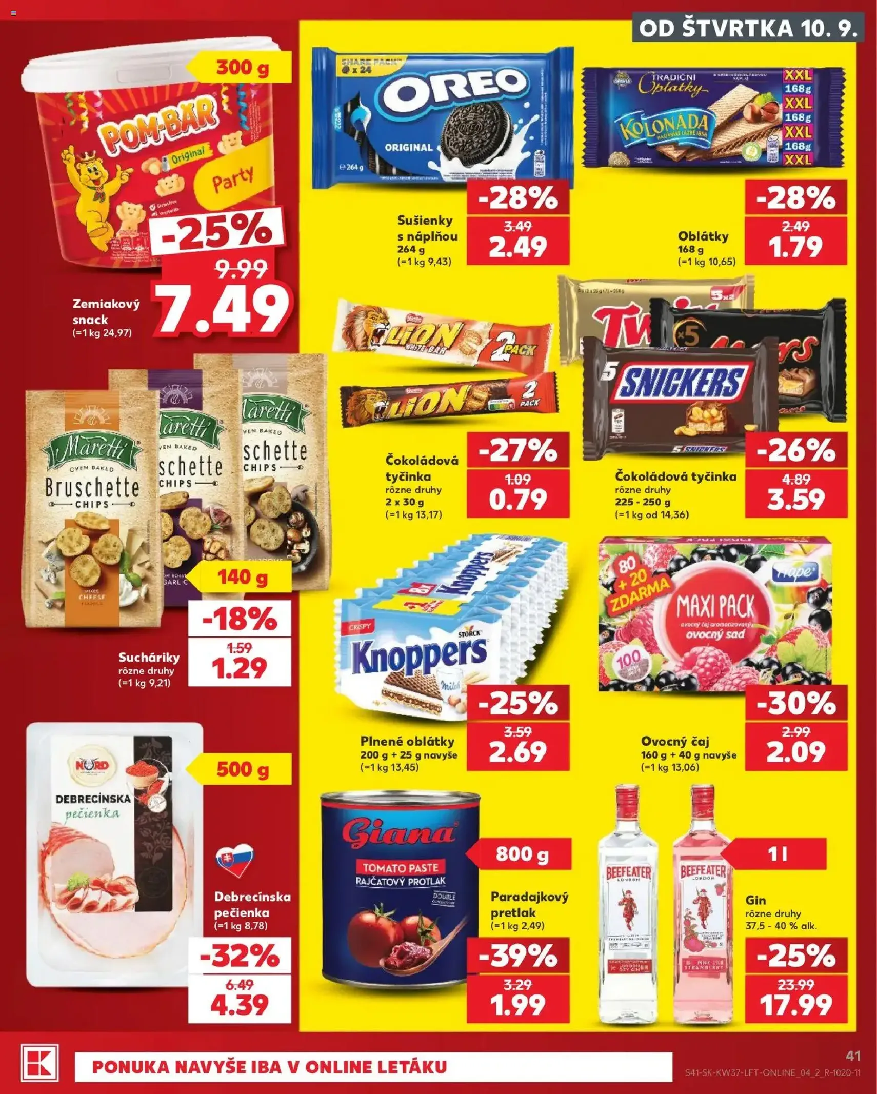 Kaufland leták - platný leták od 10.09.2026 strana 41 z 84
