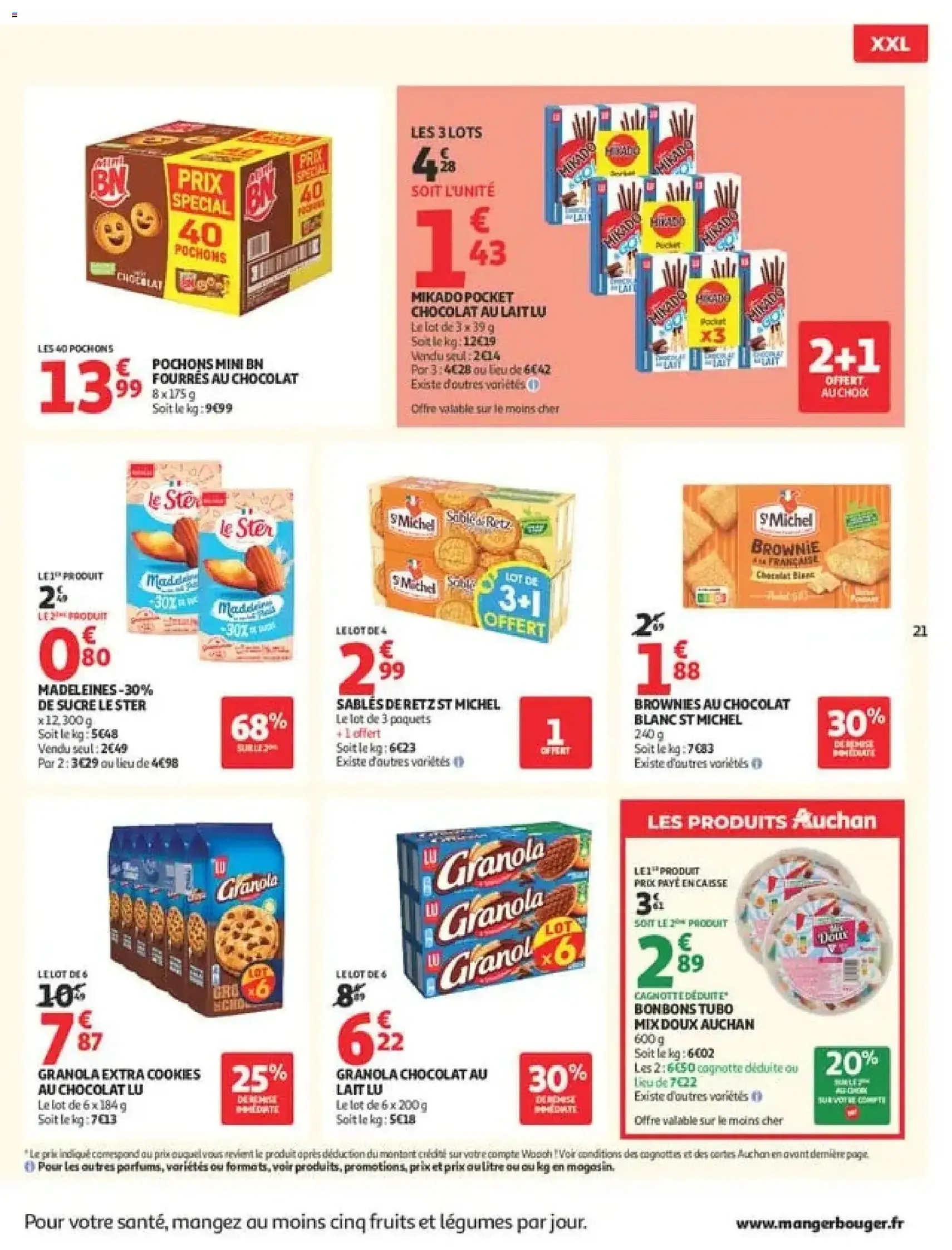 Auchan Promos XXL, rentrée - brochure valable à partir du 21/07/2026, page 21 sur 49