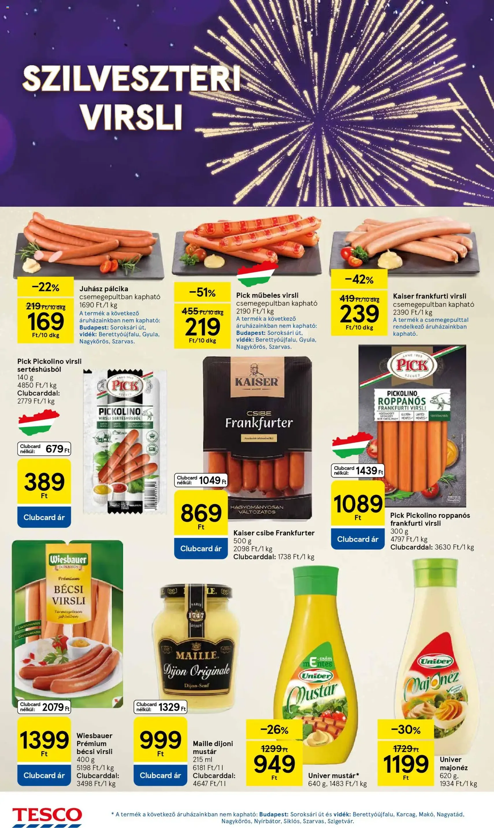 Tesco Hipermarket - Akciós újság - 2025.12.27. érvényes szórólap 4 oldal 30 oldalból