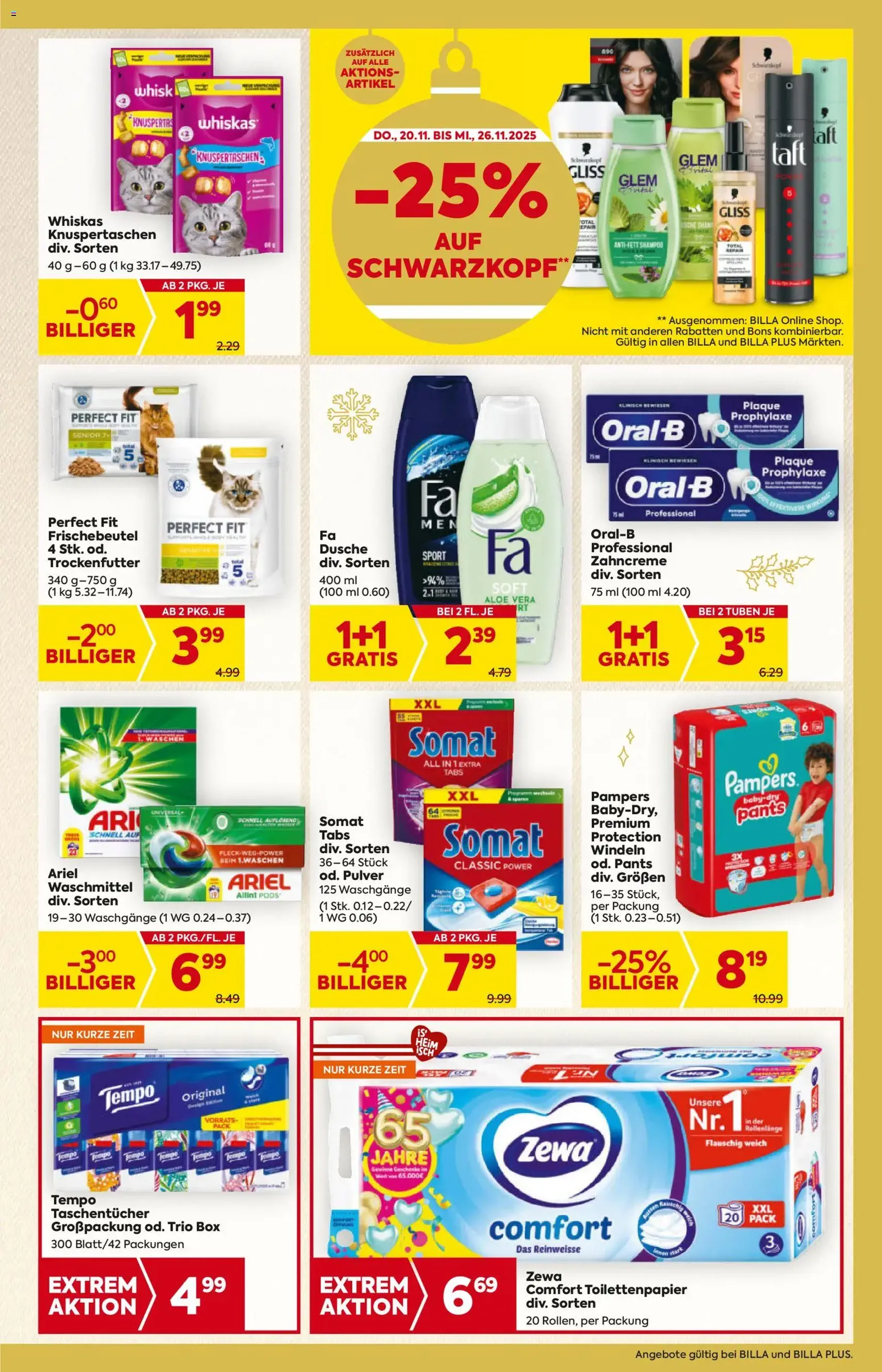Billa Flugblatt - Gültiger Prospekt ab 20.11.2025, Seite 19 von insgesamt 20