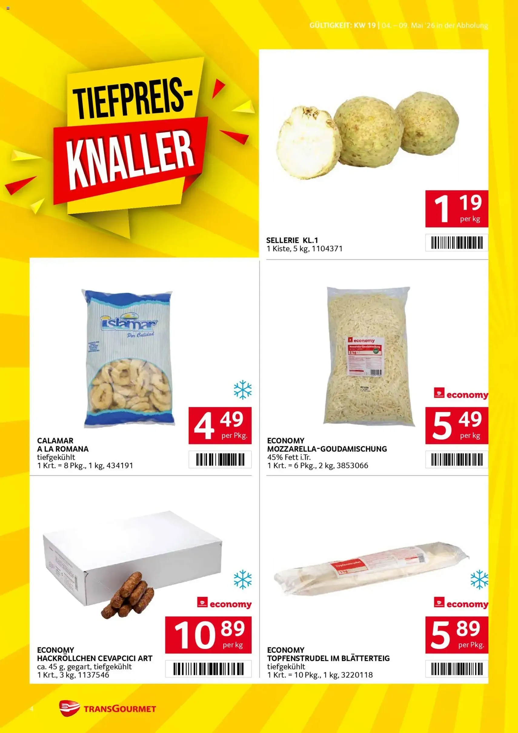 Transgourmet Flugblatt - Gültiger Prospekt ab 04.05.2026, Seite 4 von insgesamt 32