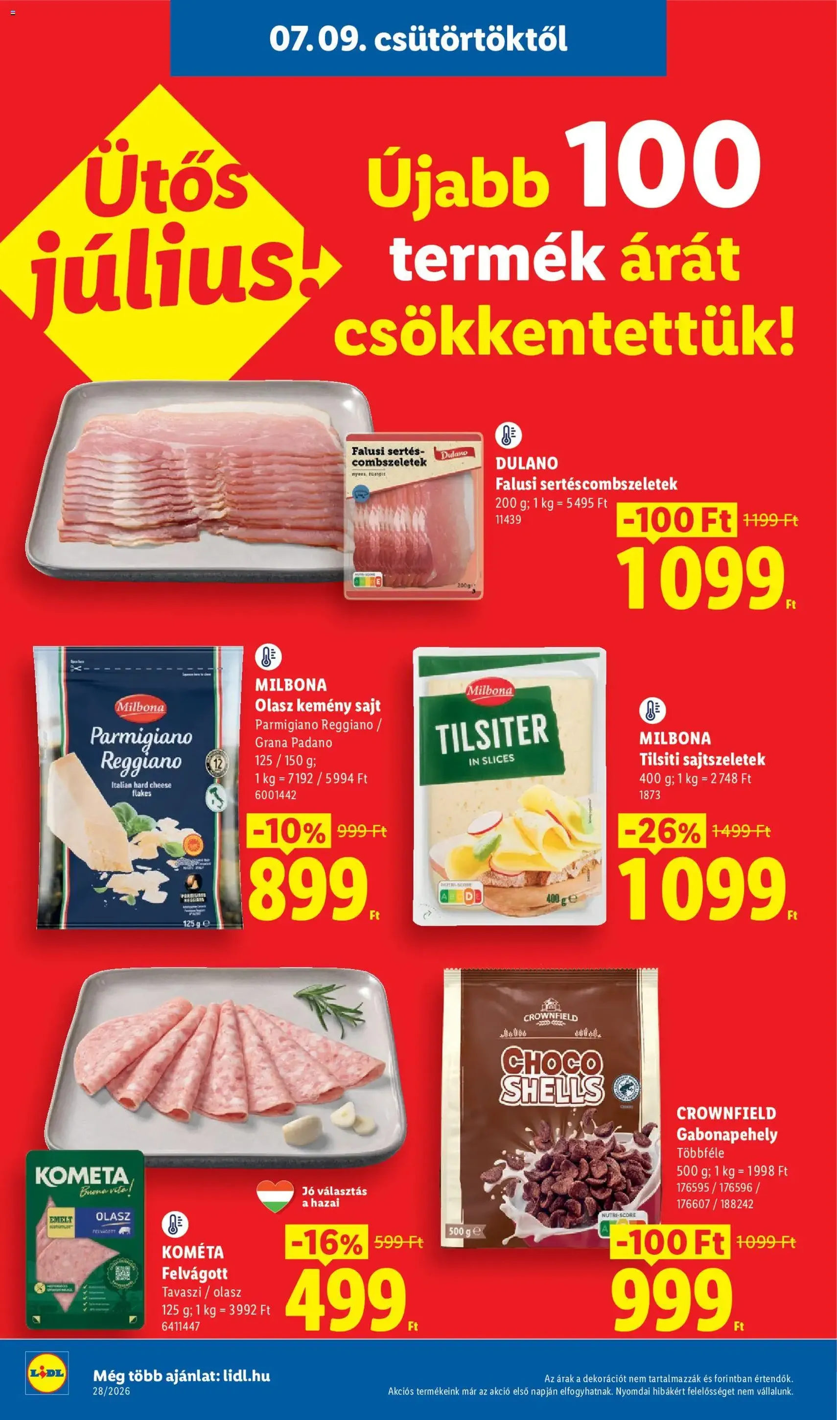 Lidl akciós újság - 2026.07.09. érvényes szórólap 2 oldal 80 oldalból