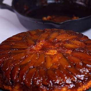 Recipe preview Easy homemade Upside Down Plum Cake recipe