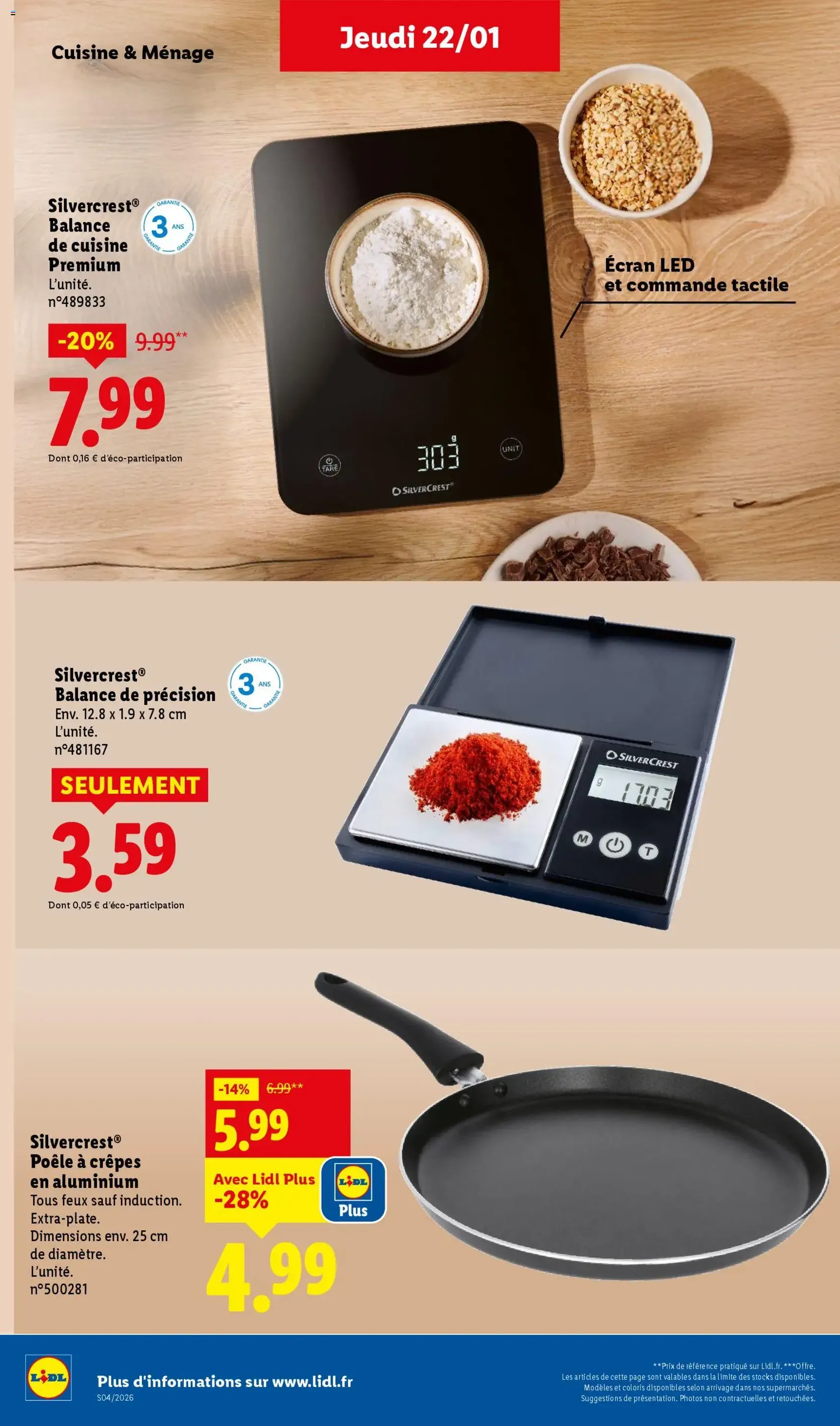 LIDL catalogue semaine 4 - brochure valable à partir du 22/01/2026, page 38 sur 79