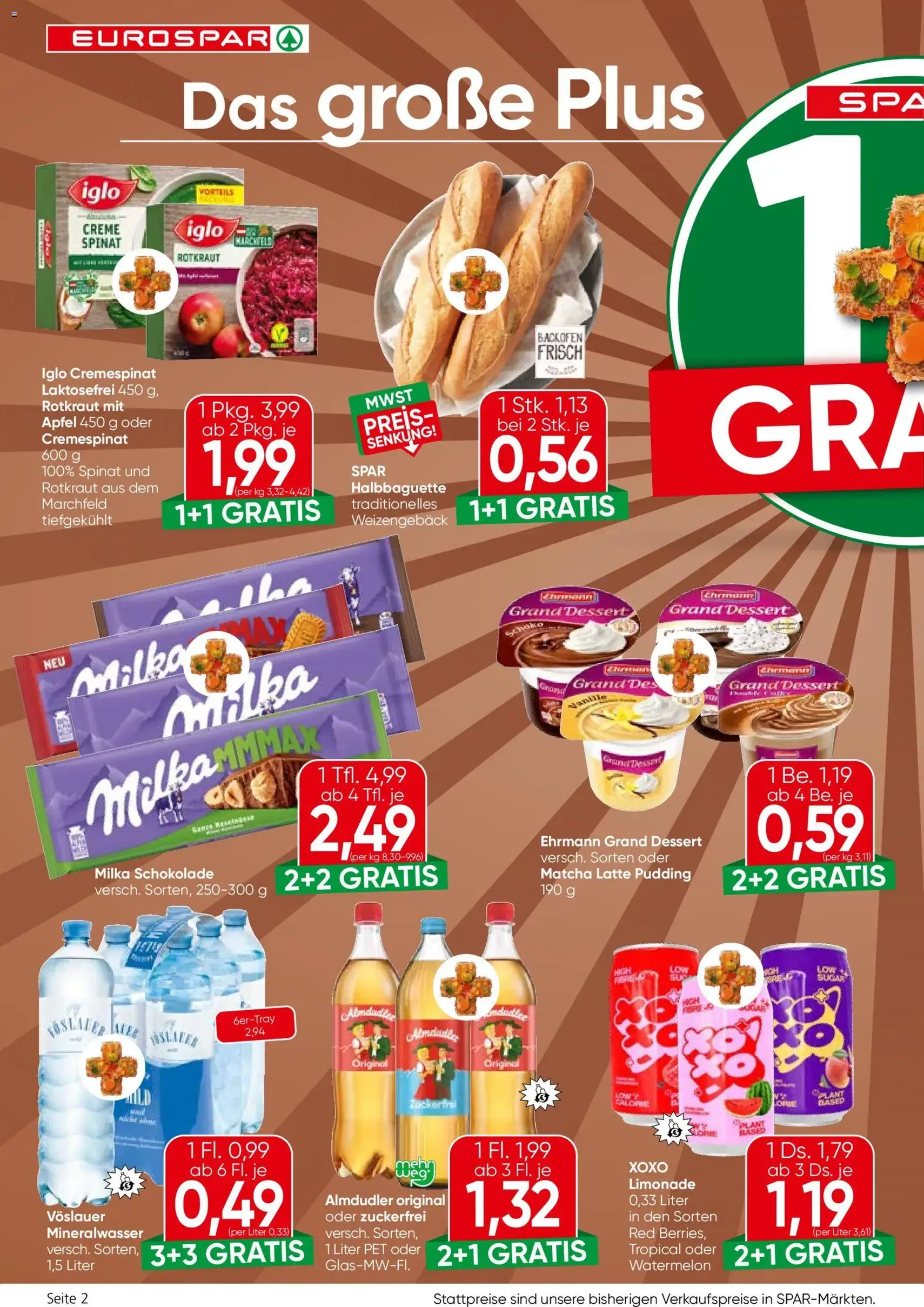 Eurospar Flugblatt - Gültiger Prospekt ab 08.10.2026, Seite 2 von insgesamt 16