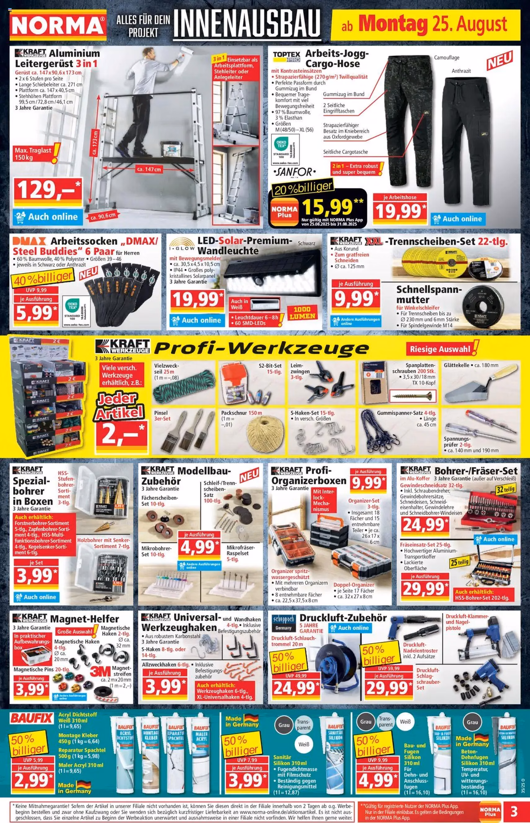 Norma Prospekt - Gültiger Prospekt ab 25.08.2025, Seite 3 von insgesamt 18 Norma Prospekt - Gültiger Prospekt ab 25.08.2025, Seite 3 von insgesamt 18