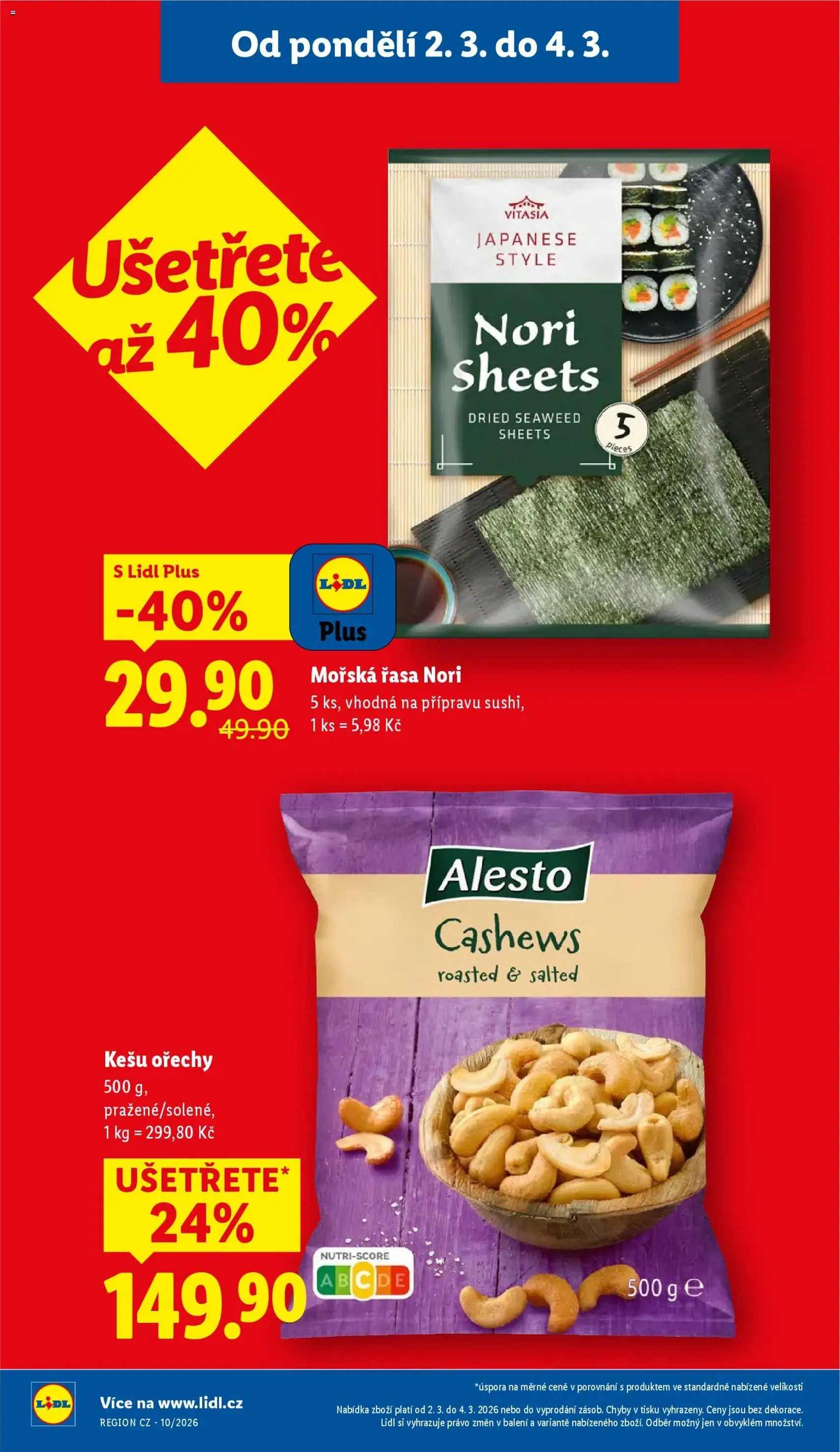 Lidl leták - platný leták od 02.03.2026 strana 4 z 41