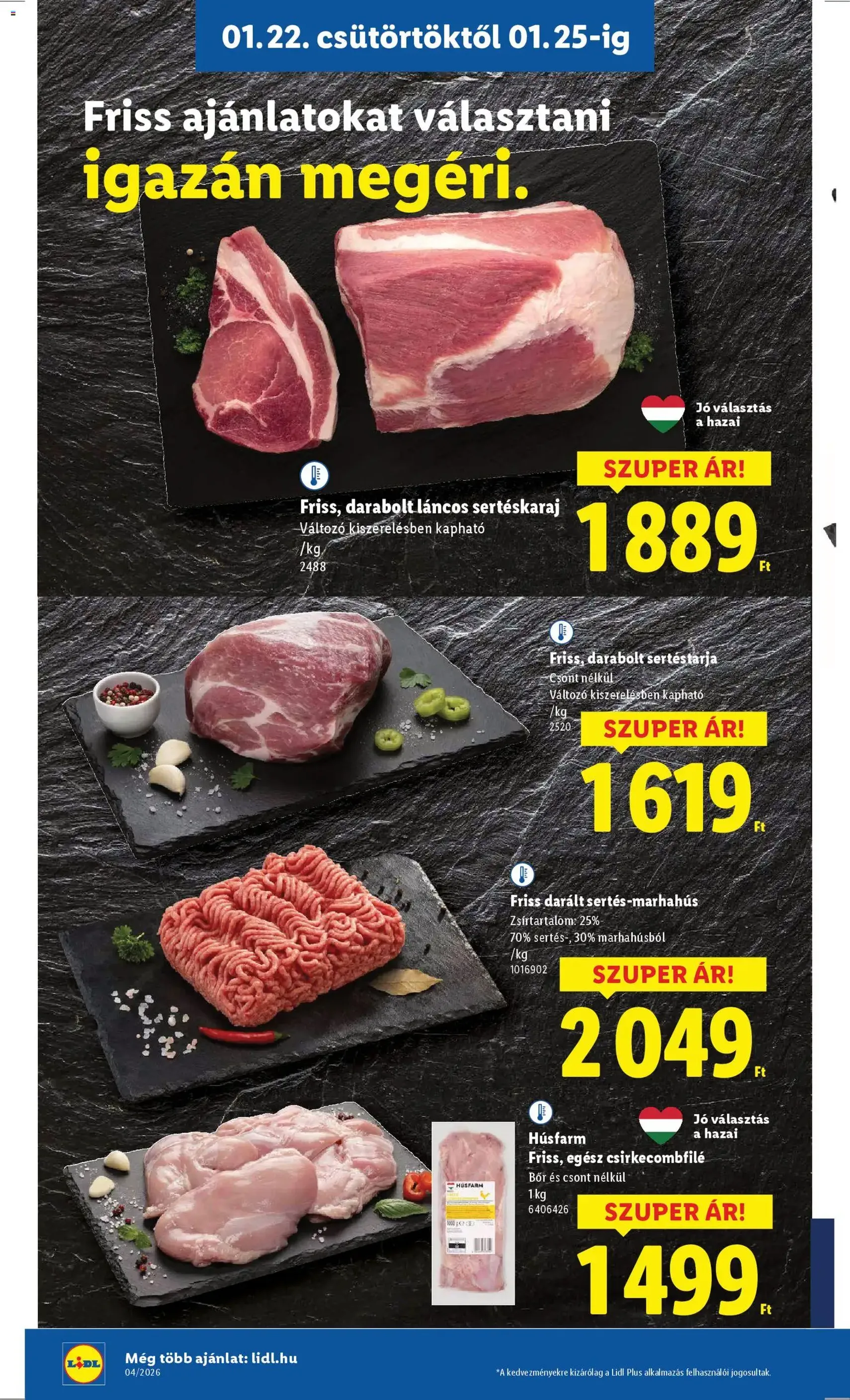 Lidl Akciós újság - 2026.01.22. érvényes szórólap 4 oldal 58 oldalból