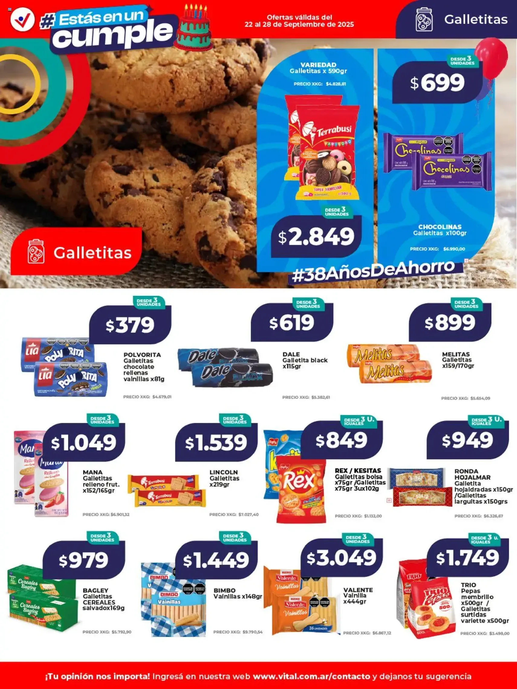 Vital ofertas - folleto válido desde 22/09/2025 página 17 de 21