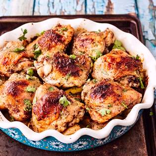 Recipe preview Delicious roast chicken thighs