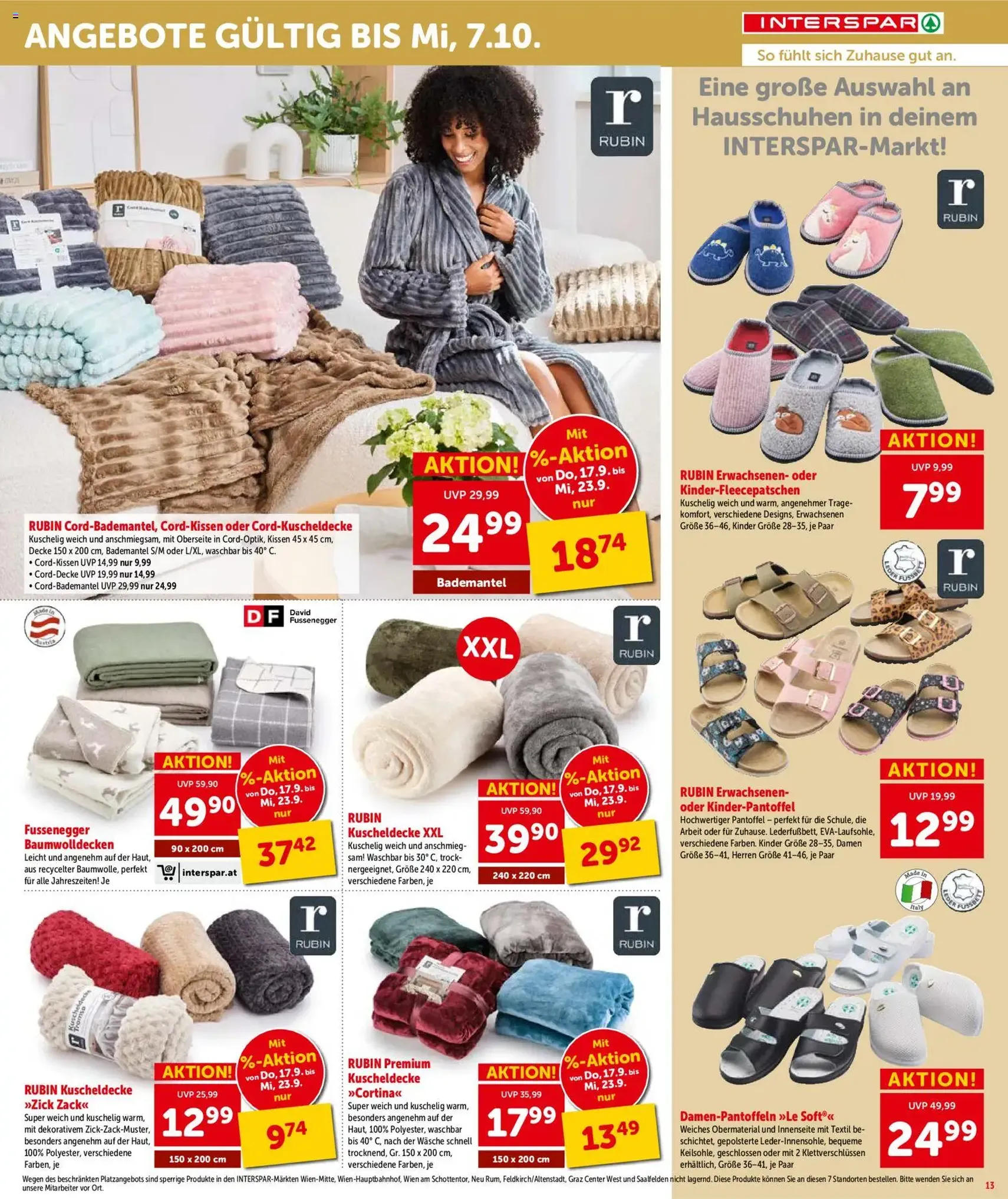 Interspar - Flugblatt - Gültiger Prospekt ab 17.09.2026, Seite 13 von insgesamt 16