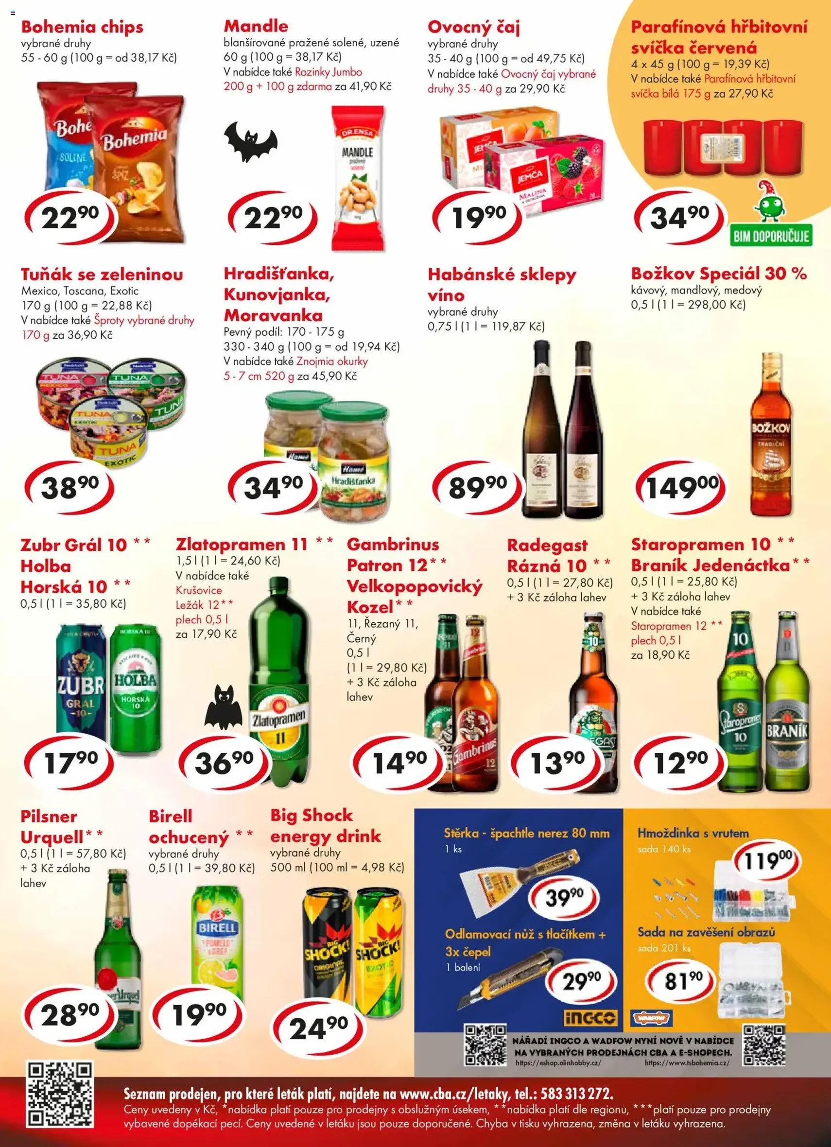 CBA leták - platný leták od 29.10.2025 strana 4 z 4