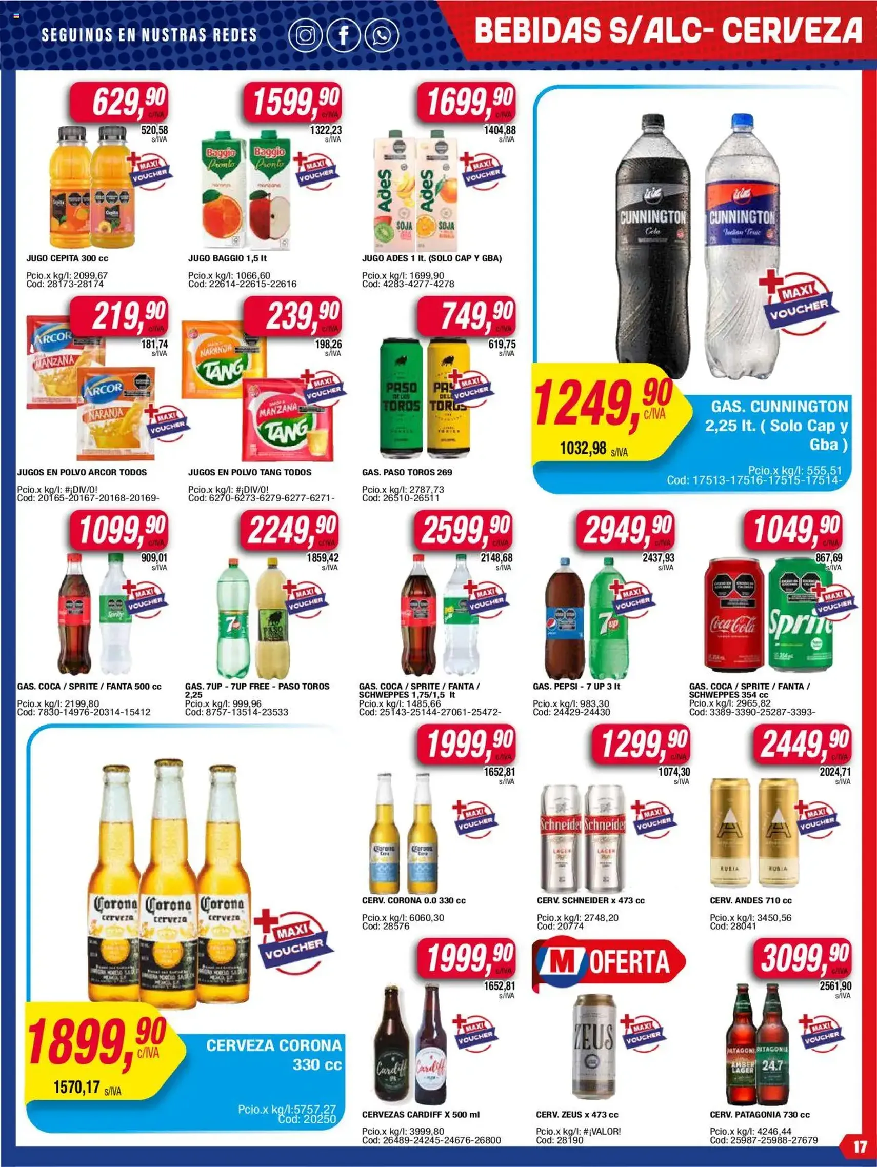 Maxiconsumo ofertas - folleto válido desde 21/07/2025 página 17 de 28 Maxiconsumo ofertas - folleto válido desde 21/07/2025 página 17 de 28