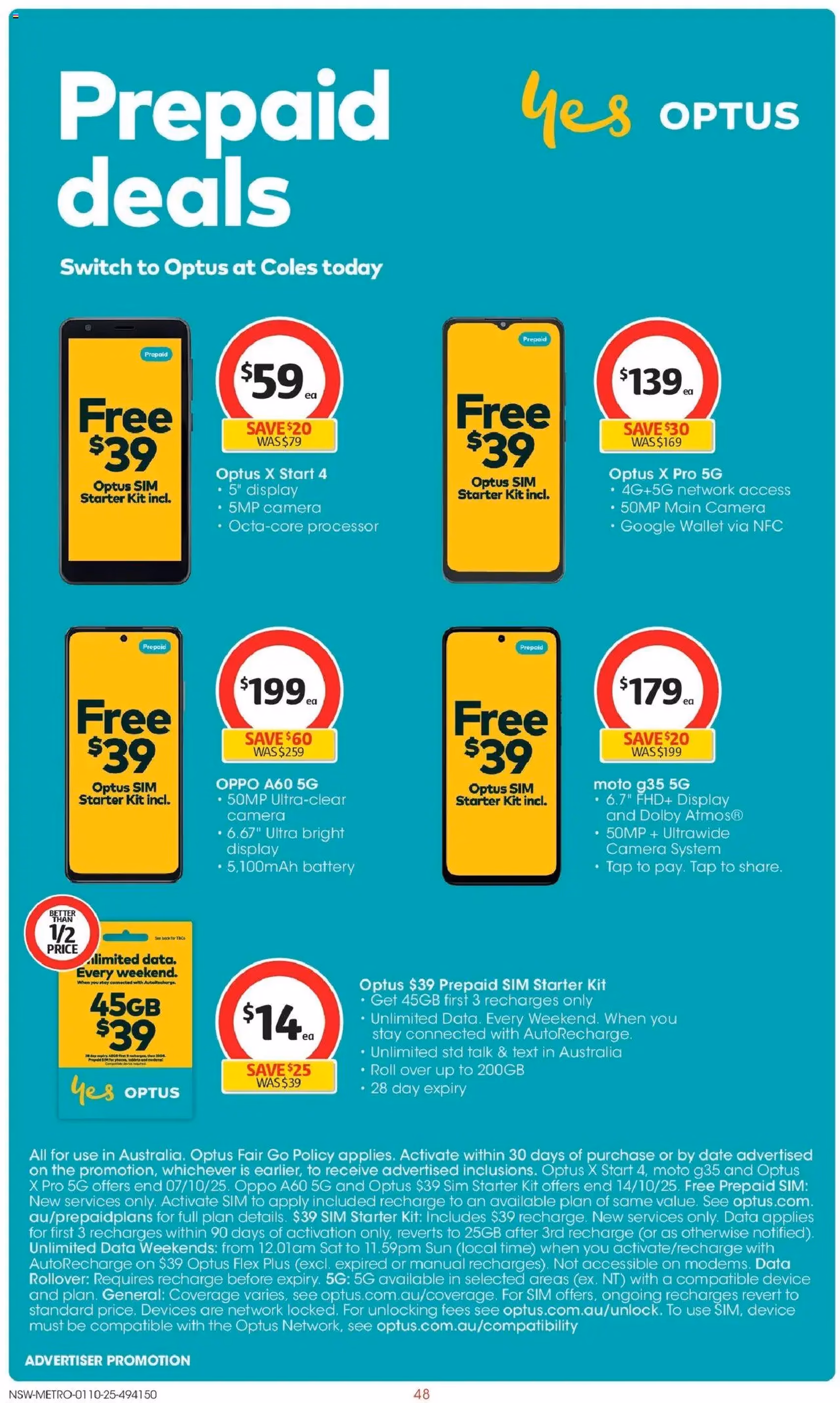 Coles Catalogue NSW - valid flyer from 01/10/2025, page 48 of 51 Coles Catalogue NSW - valid flyer from 01/10/2025, page 48 of 51