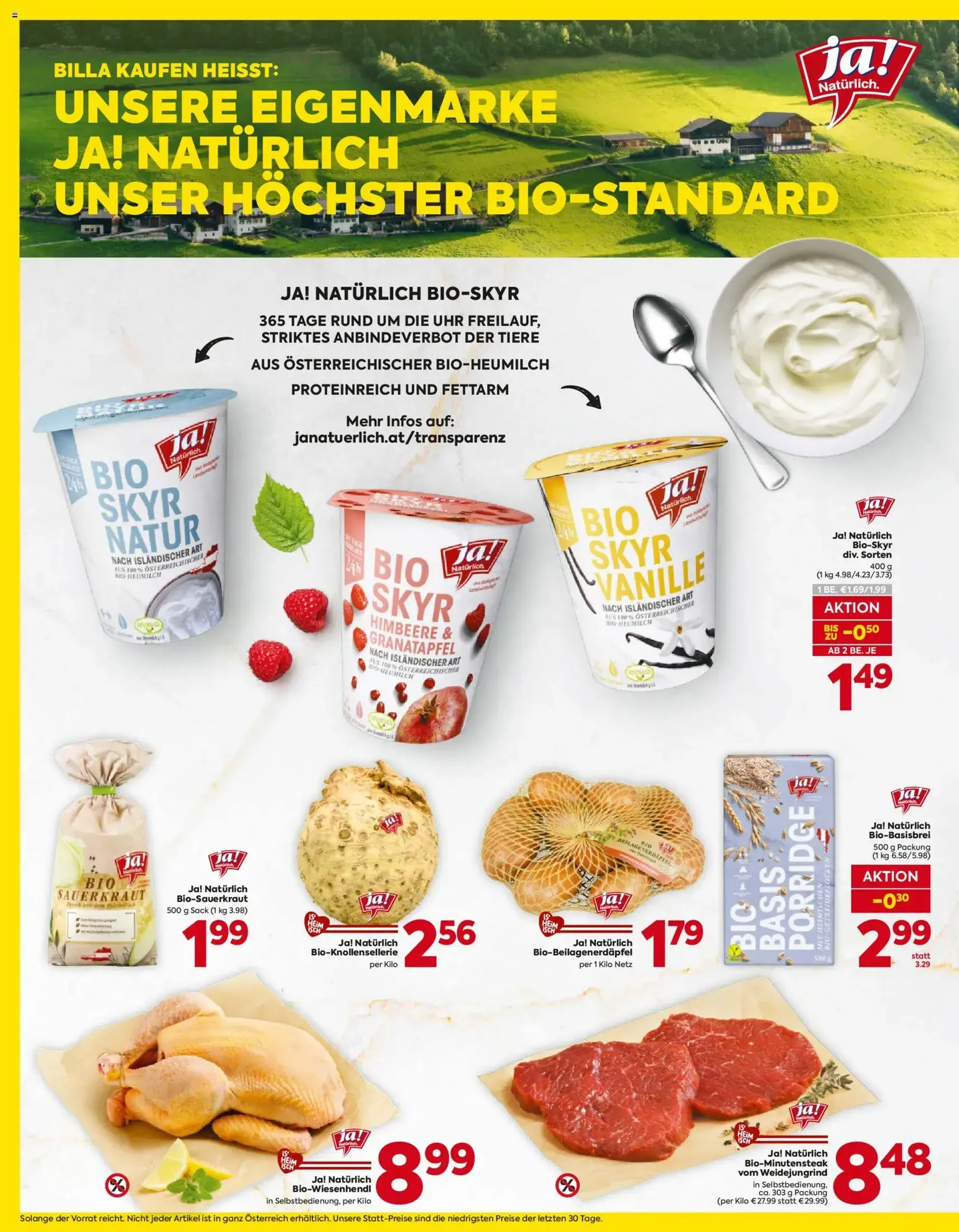 Billa Flugblatt - Gültiger Prospekt ab 01.10.2026, Seite 6 von insgesamt 16
