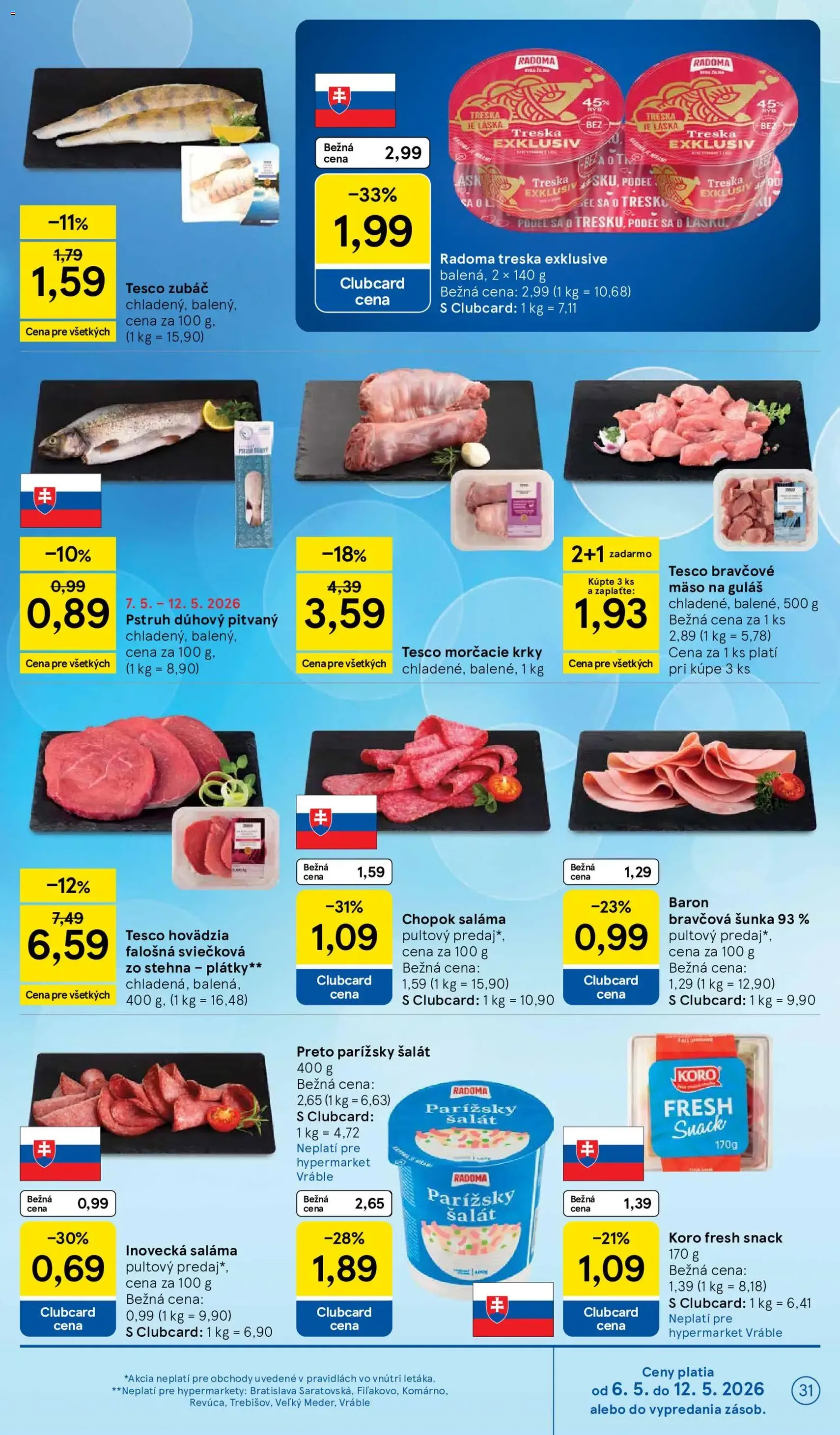 Tesco Hypermarket - leták - platný leták od 06.05.2026 strana 31 z 50