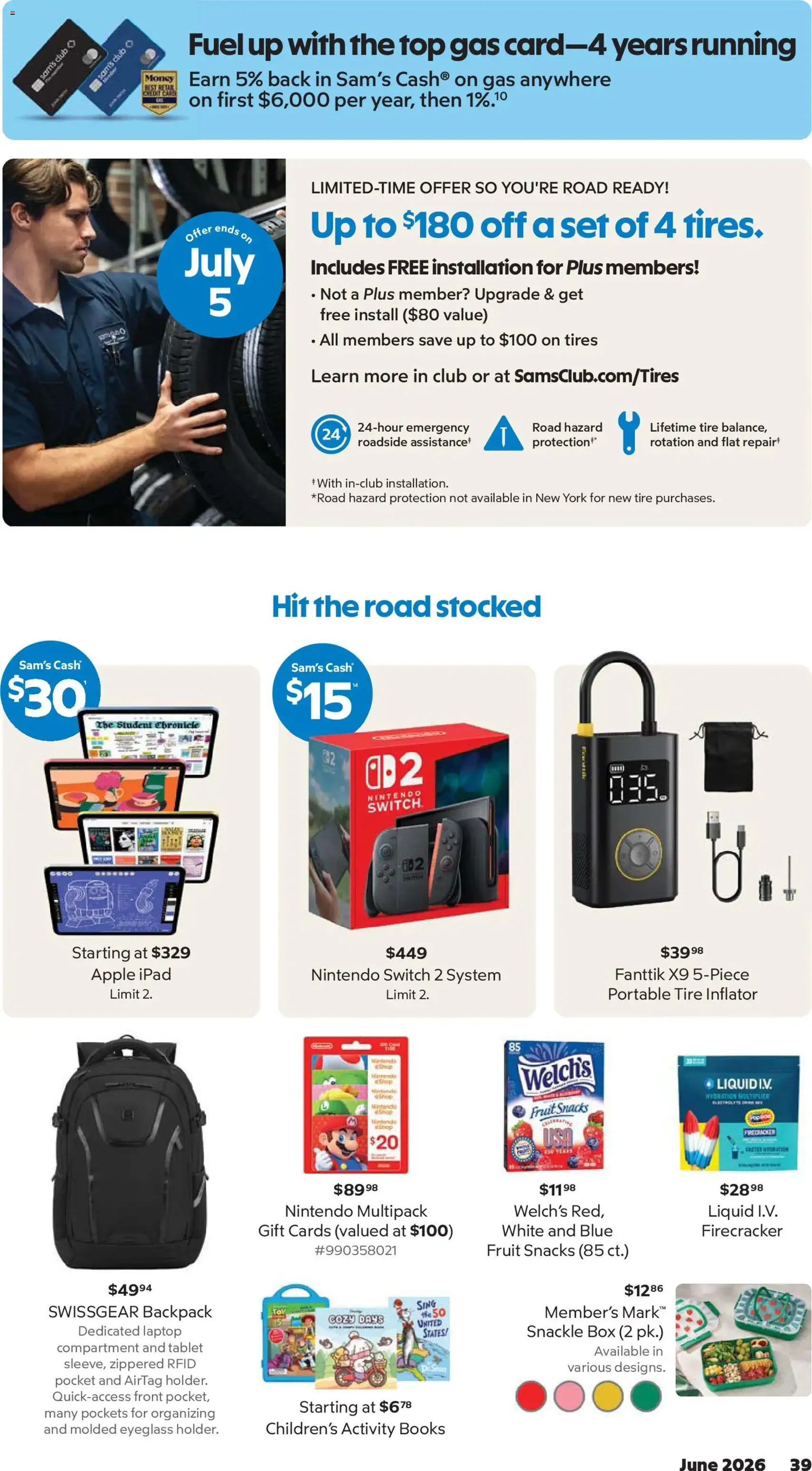 Sam's Club Weekly Ad - valid flyer from 06/01/2026, page 39 of 44