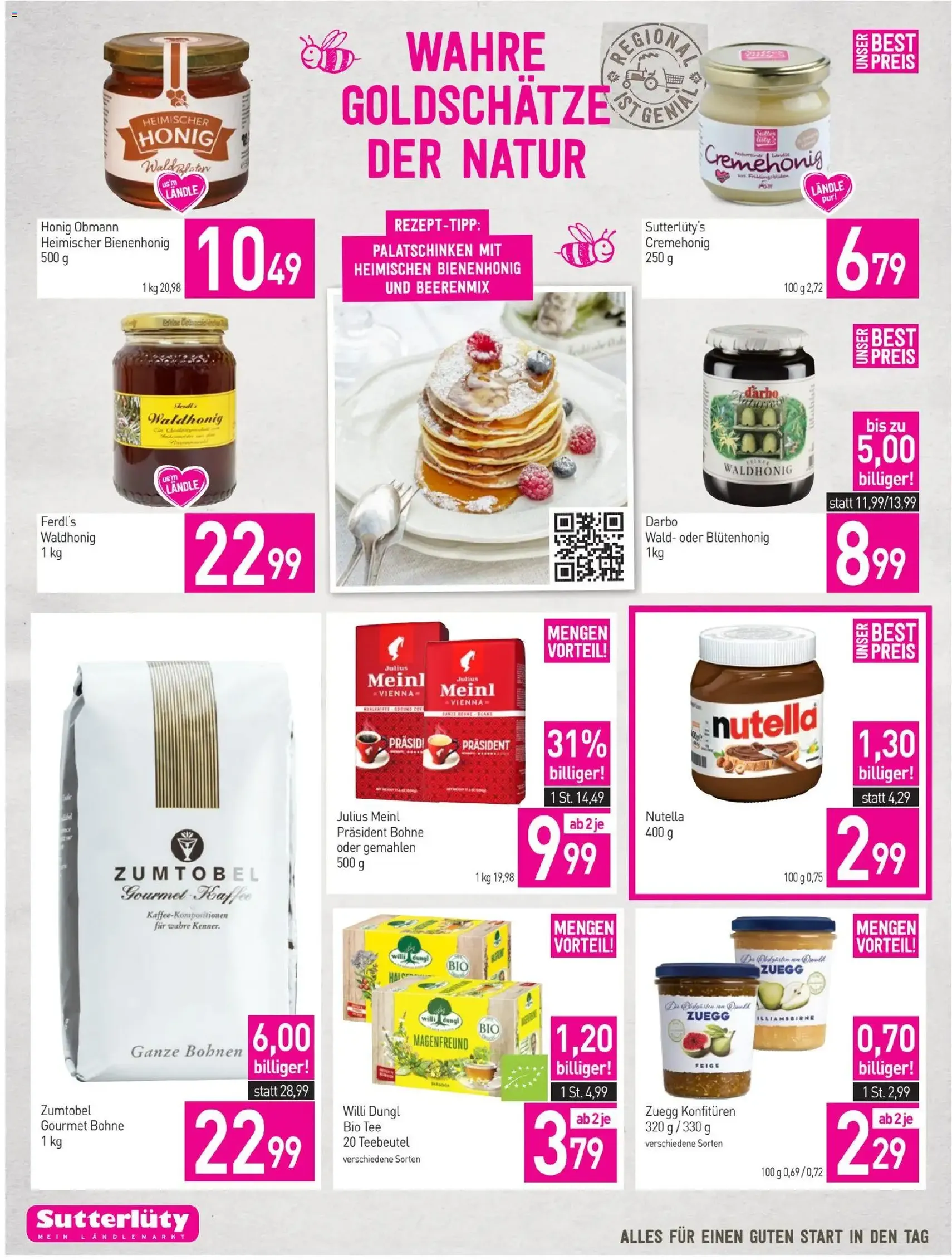 Sutterlüty Flugblatt - Gültiger Prospekt ab 20.11.2025, Seite 2 von insgesamt 24