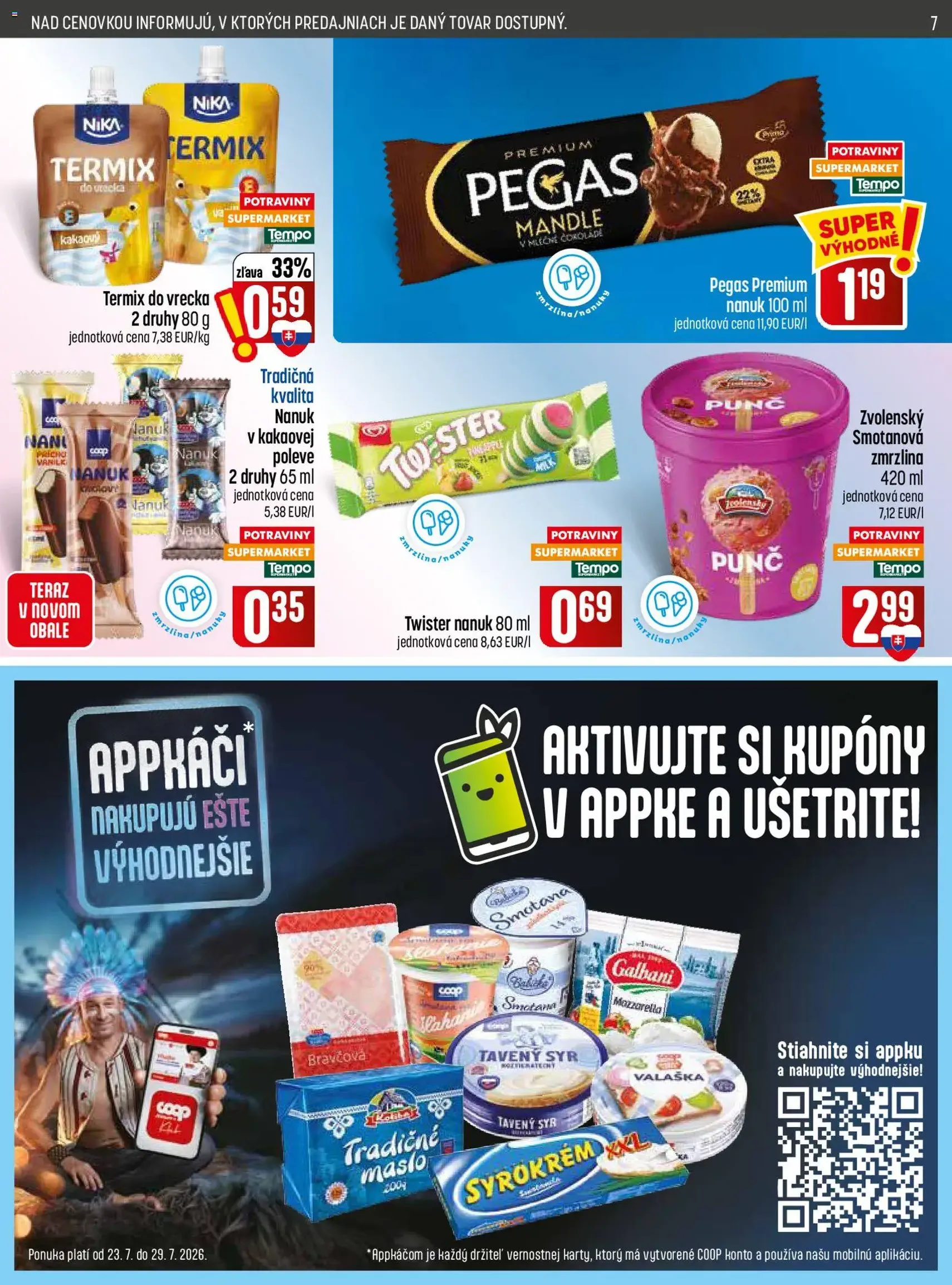 COOP Jednota leták - platný leták od 23.07.2026 strana 7 z 28