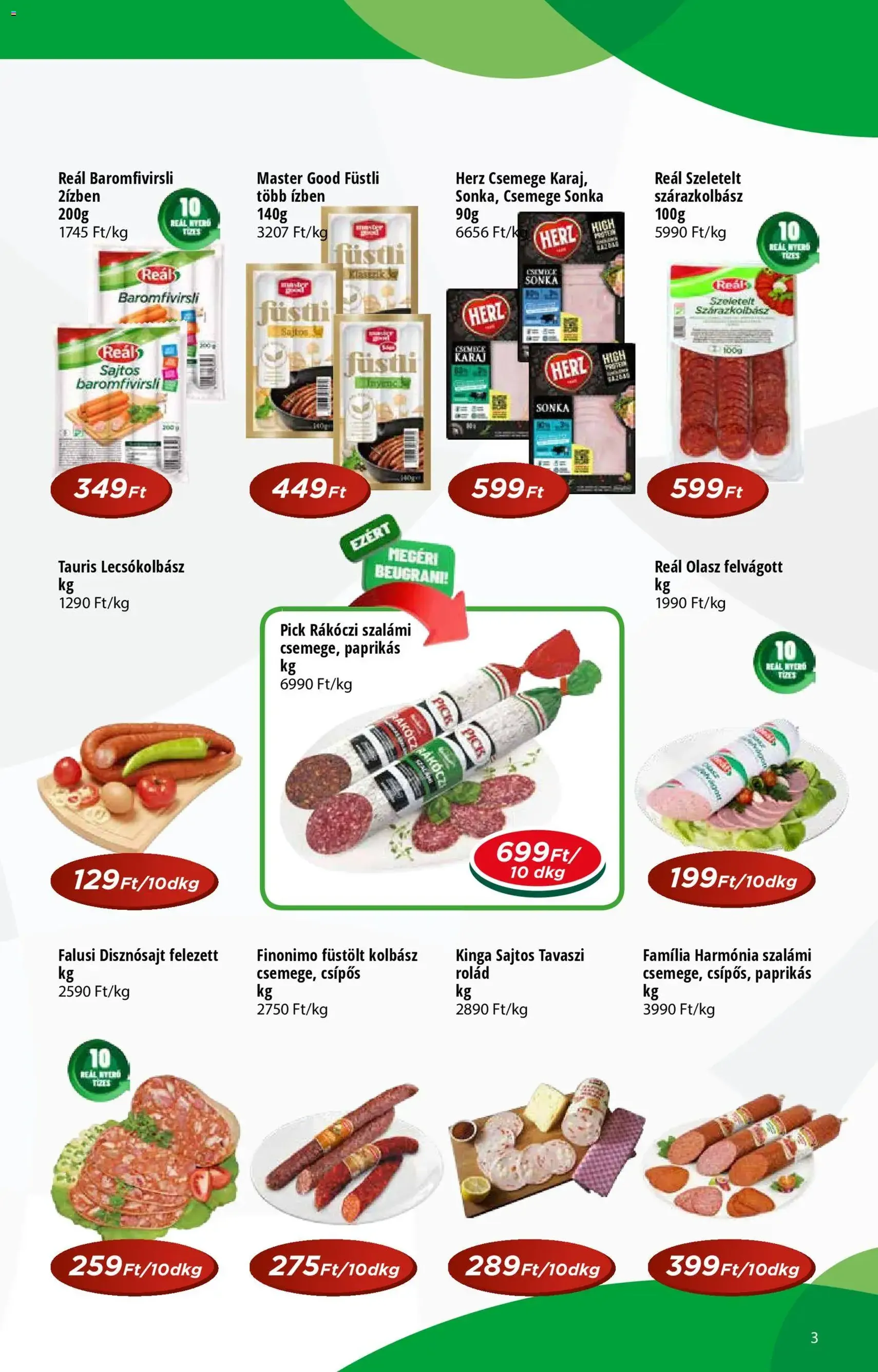 Reál akciós újság - 2026.03.04. érvényes szórólap 3 oldal 8 oldalból