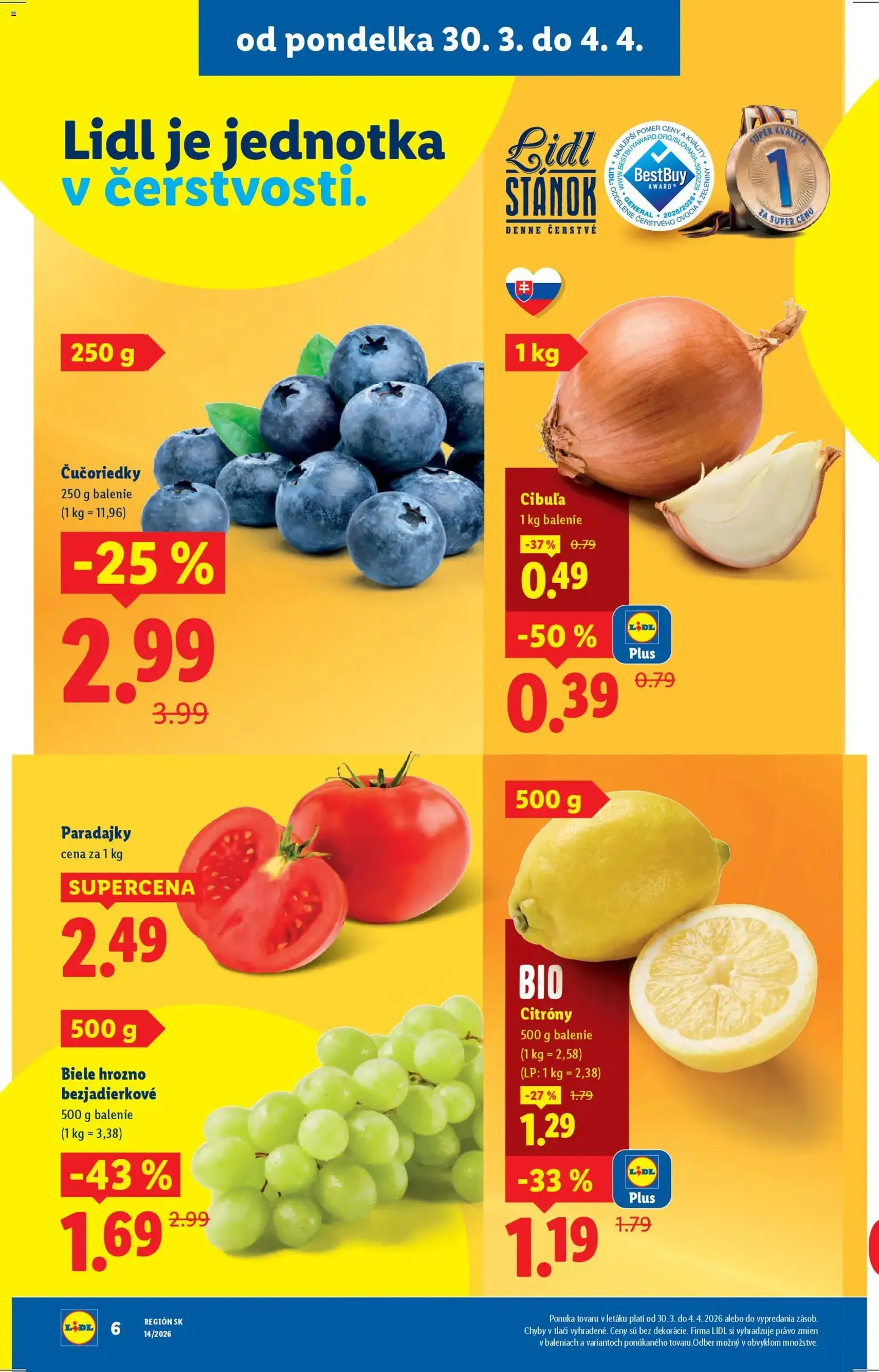 Lidl leták - platný leták od 30.03.2026 strana 6 z 107