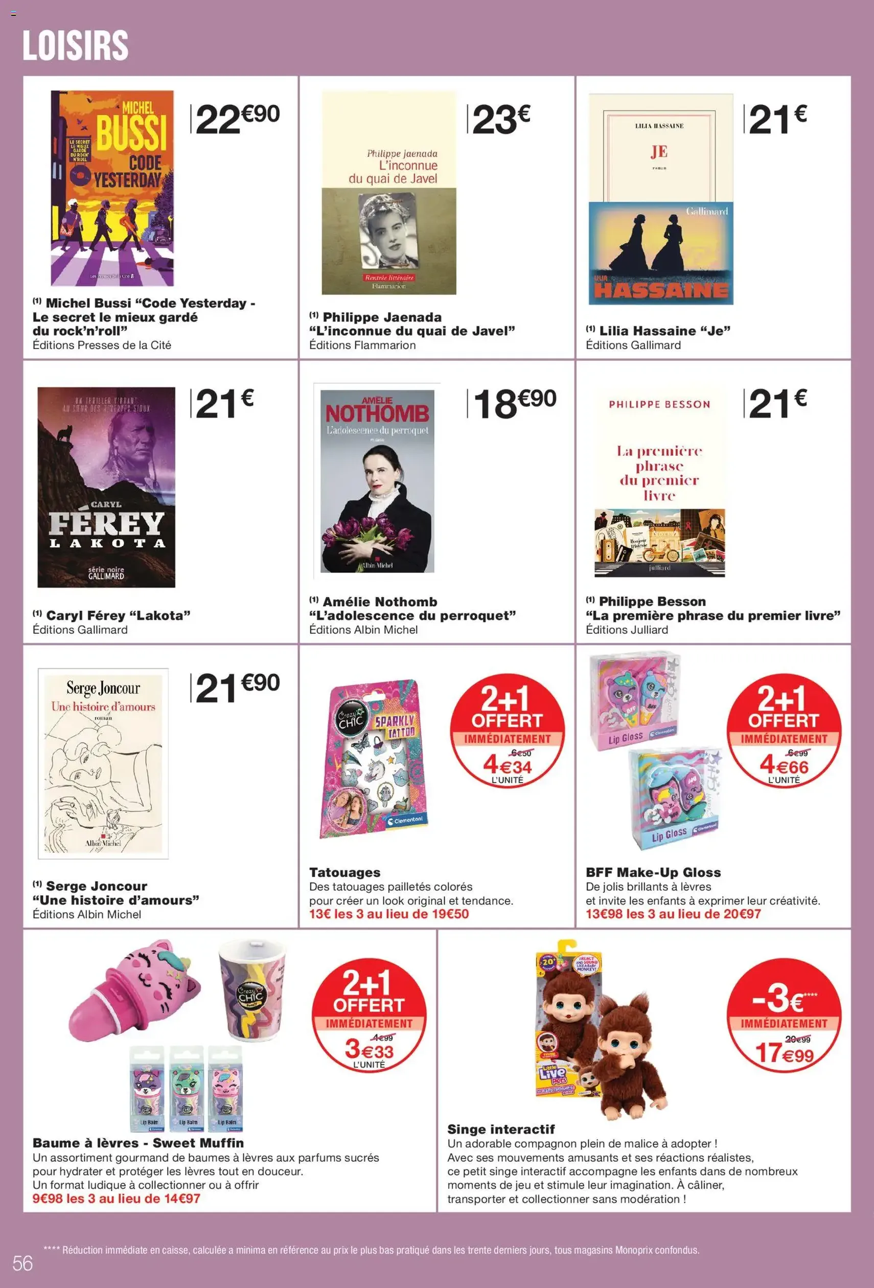 Monoprix catalogue - brochure valable à partir du 08/09/2026, page 56 sur 59