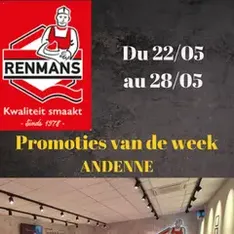 Renmans folder / publicité - voorvertoning van de folder geldig vanaf 22/05/2026