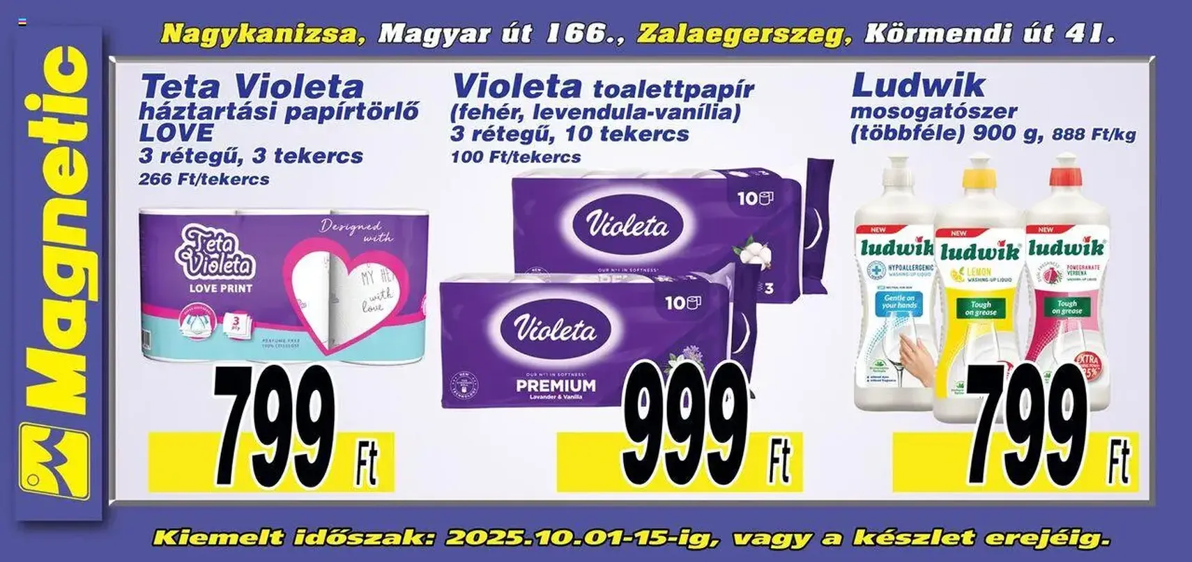 Magnetic - Óriásplakátok - 2025.10.01. érvényes szórólap 3 oldal 6 oldalból
