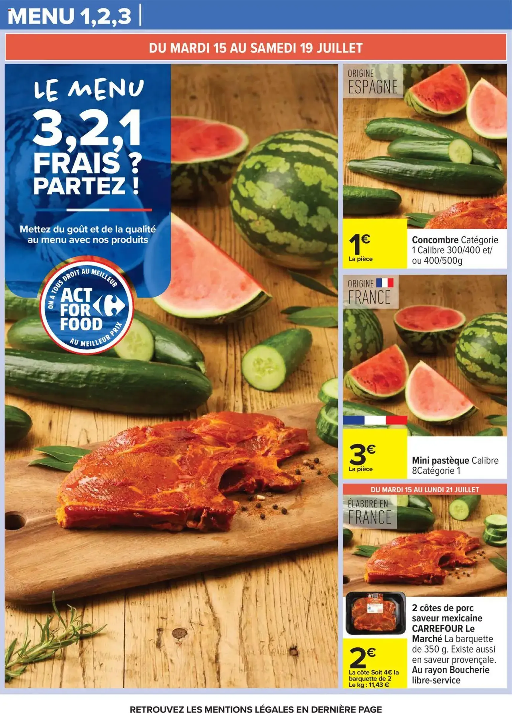 Carrefour catalogue semaine 29 - brochure valable à partir du 15/07/2025, page 14 sur 95