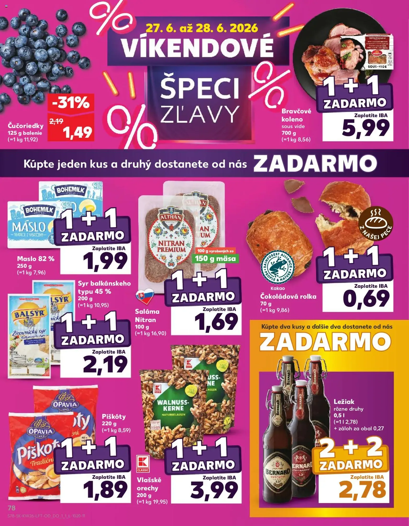 Kaufland leták - platný leták od 25.06.2026 strana 78 z 84