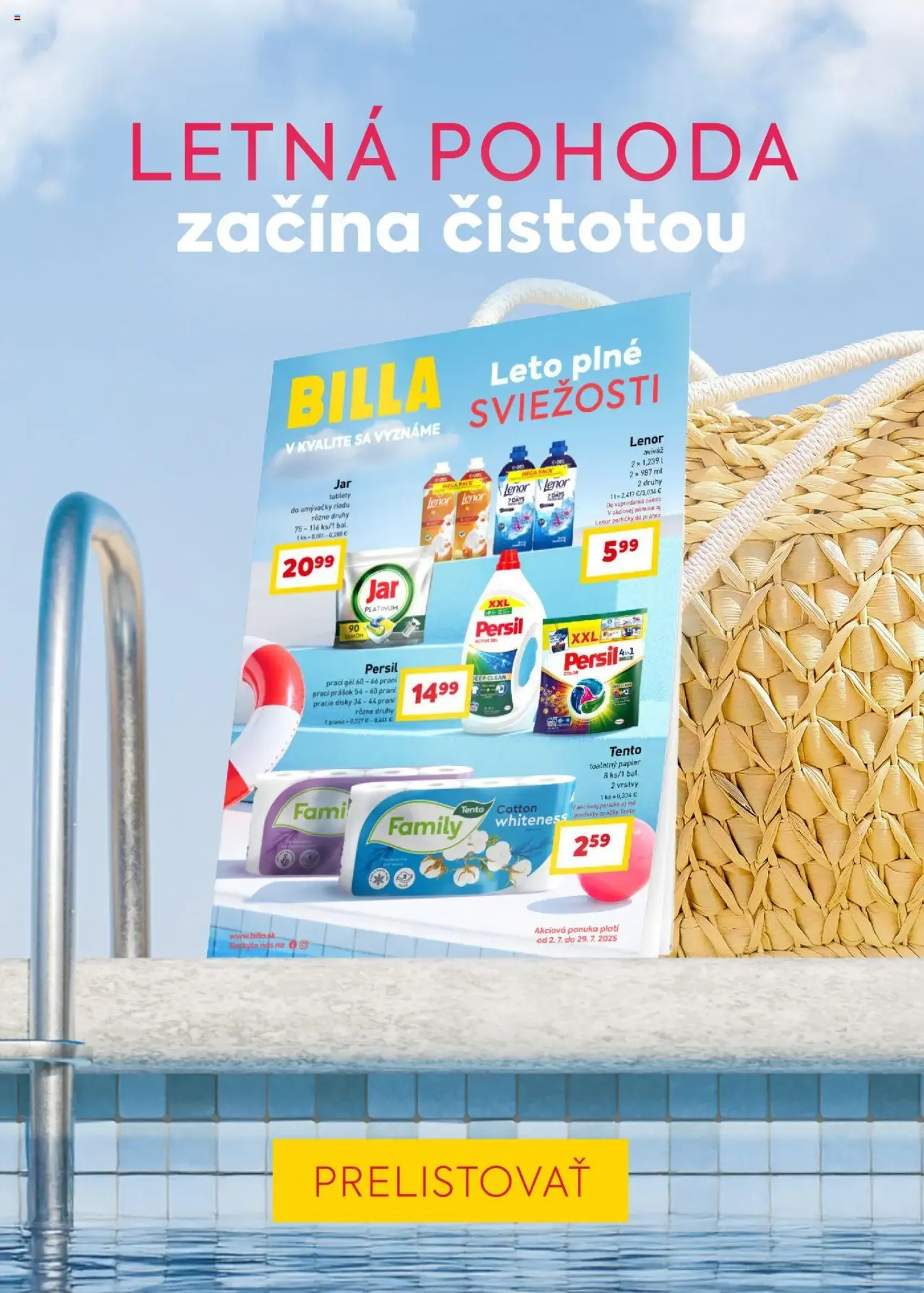 Billa leták - platný leták od 16.07.2025 strana 22 z 23