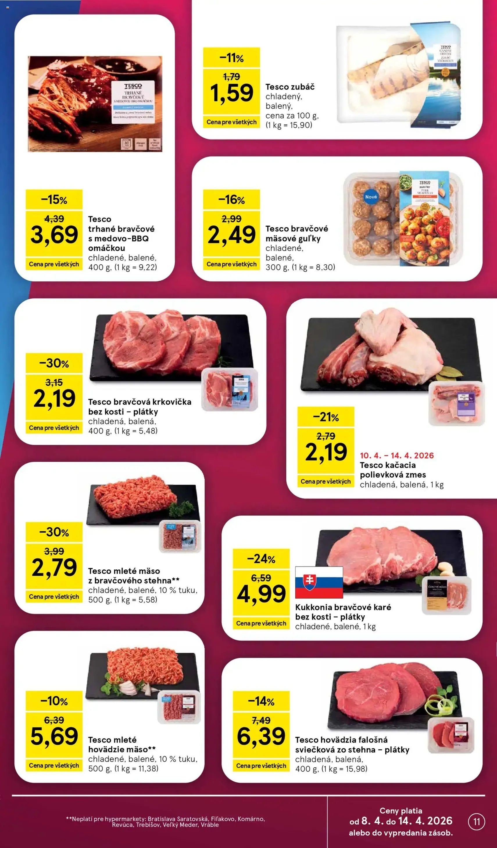 Tesco Hypermarket - leták - platný leták od 08.04.2026 strana 11 z 43