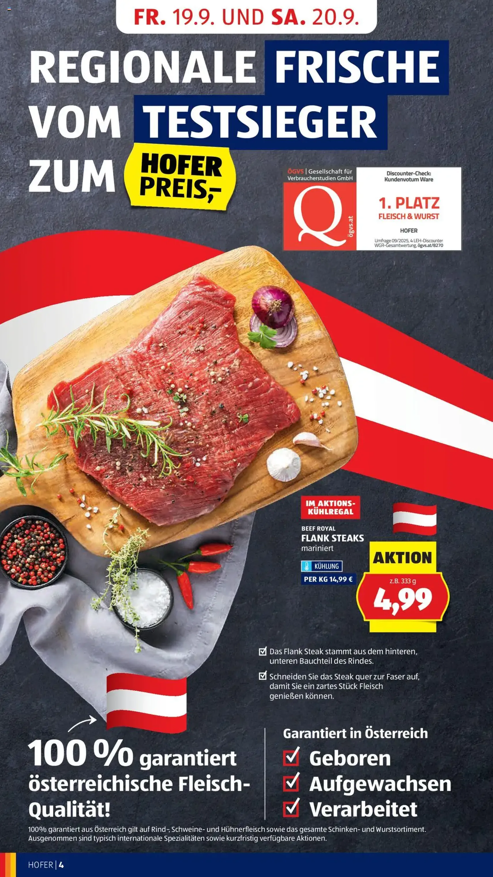 Hofer Flugblatt - Gültiger Prospekt ab 19.09.2025, Seite 6 von insgesamt 49
