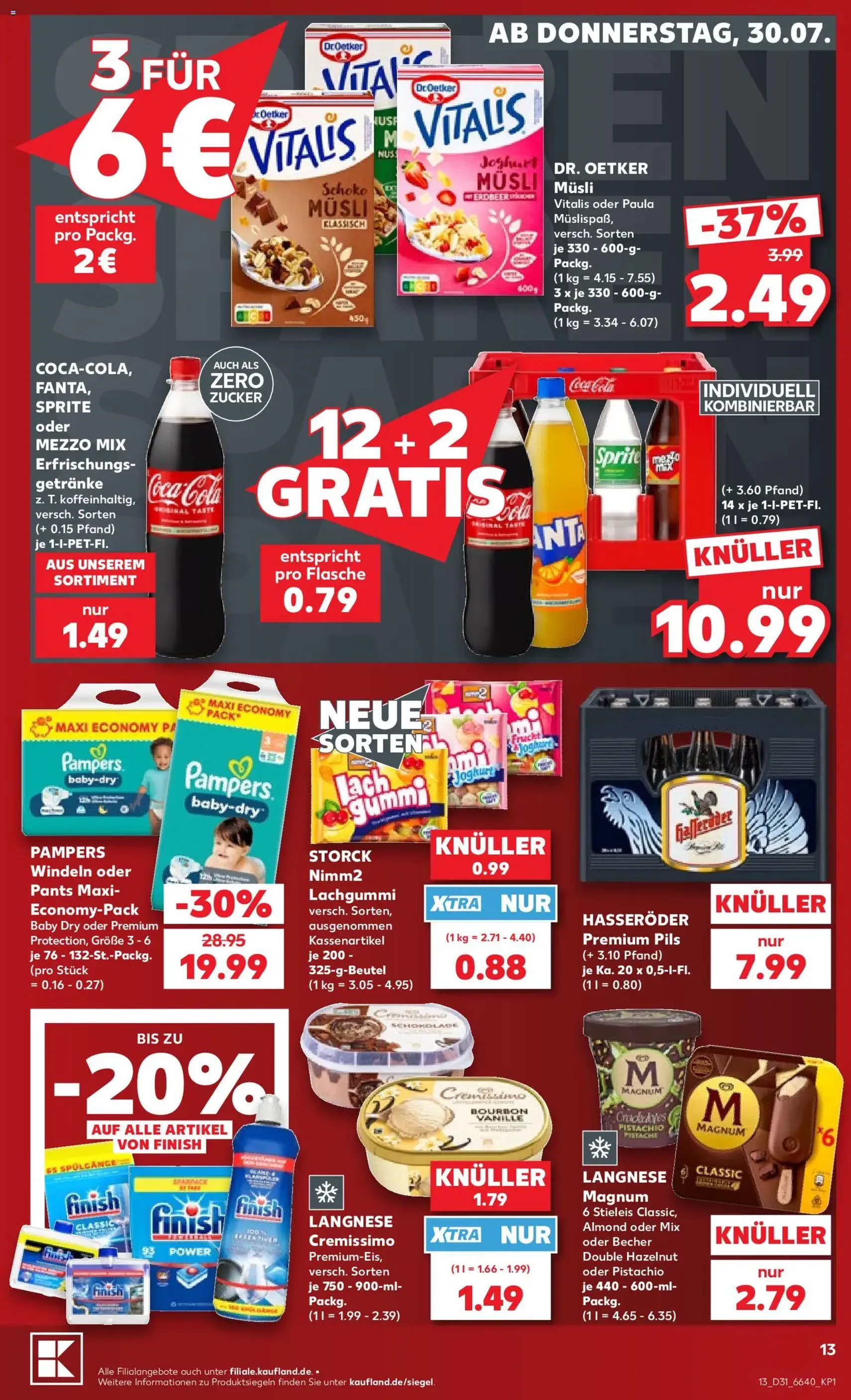 Kaufland Prospekt - Gültiger Prospekt ab 30.07.2026, Seite 13 von insgesamt 66