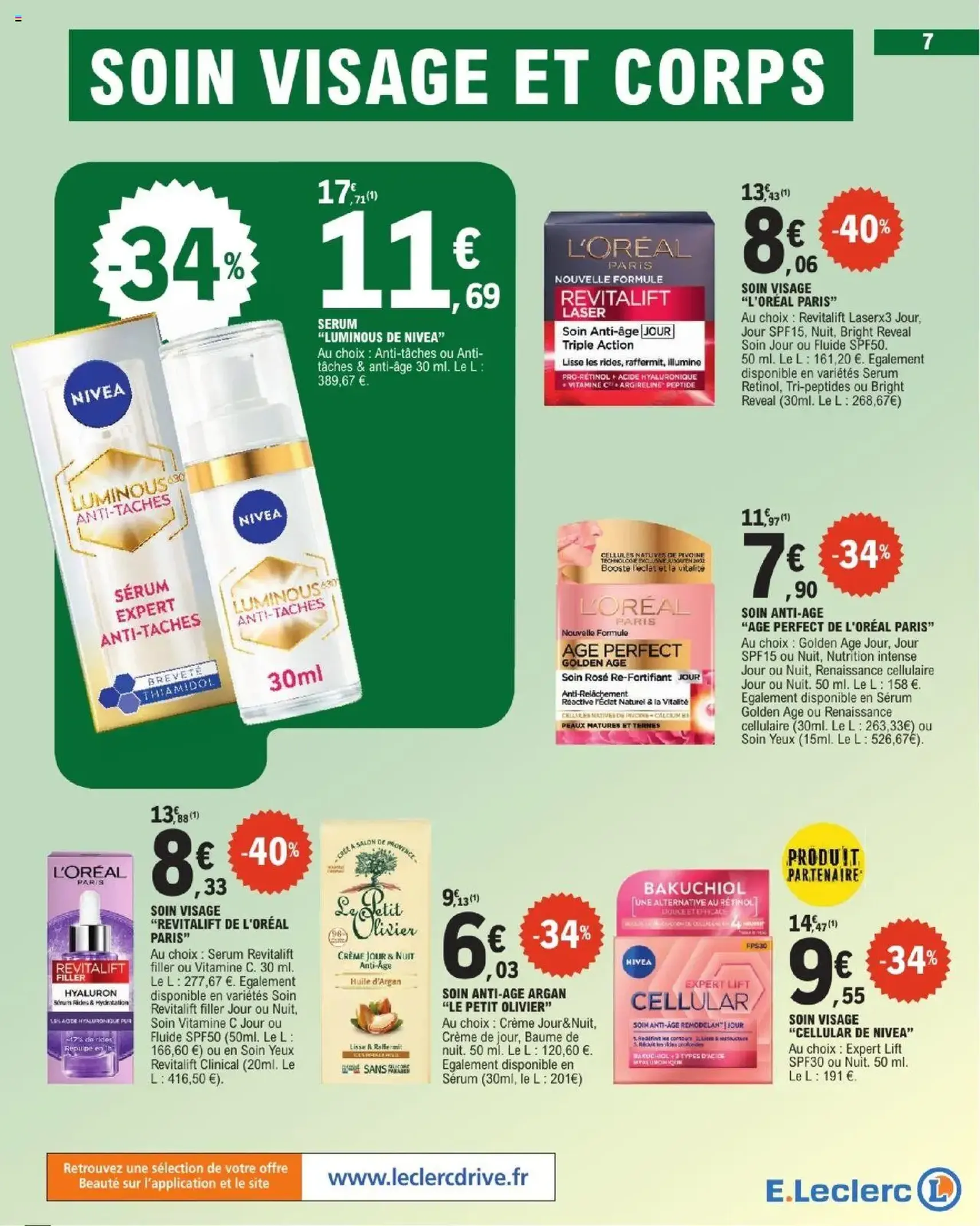 E.Leclerc catalogue semaine 36 - brochure valable à partir du 02/09/2025, page 7 sur 24 E.Leclerc catalogue semaine 36 - brochure valable à partir du 02/09/2025, page 7 sur 24