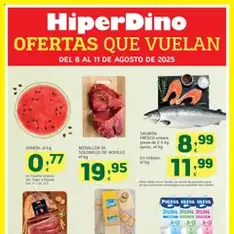 Vista previa del folleto HiperDino folleto válido desde 08/08/2025