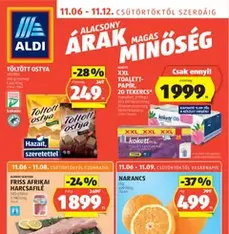 Aldi Akciós újság - szórólap előnézete érvényes 2025.11.06. -tól