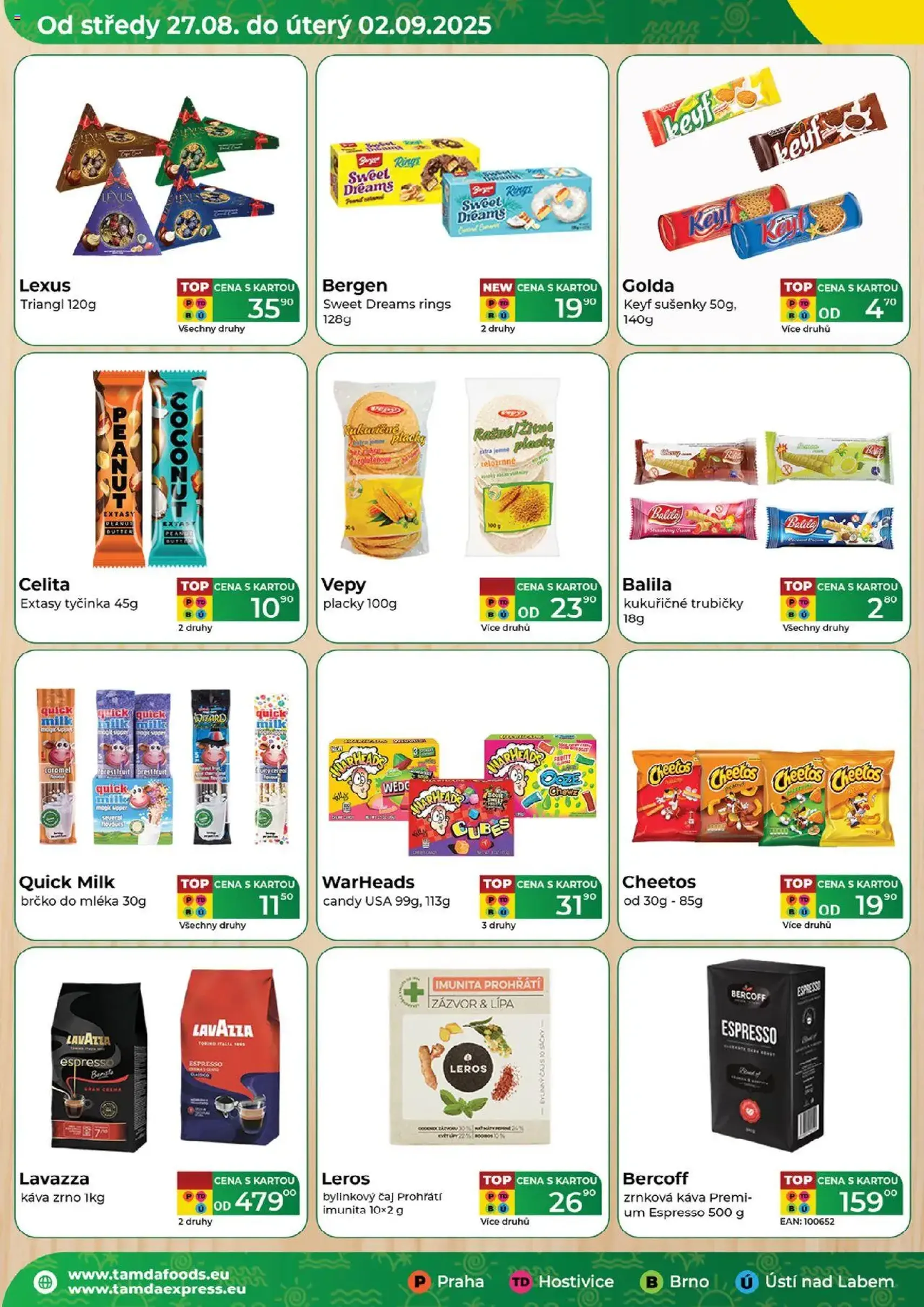 Tamda Foods leták - platný leták od 27.08.2025 strana 2 z 52