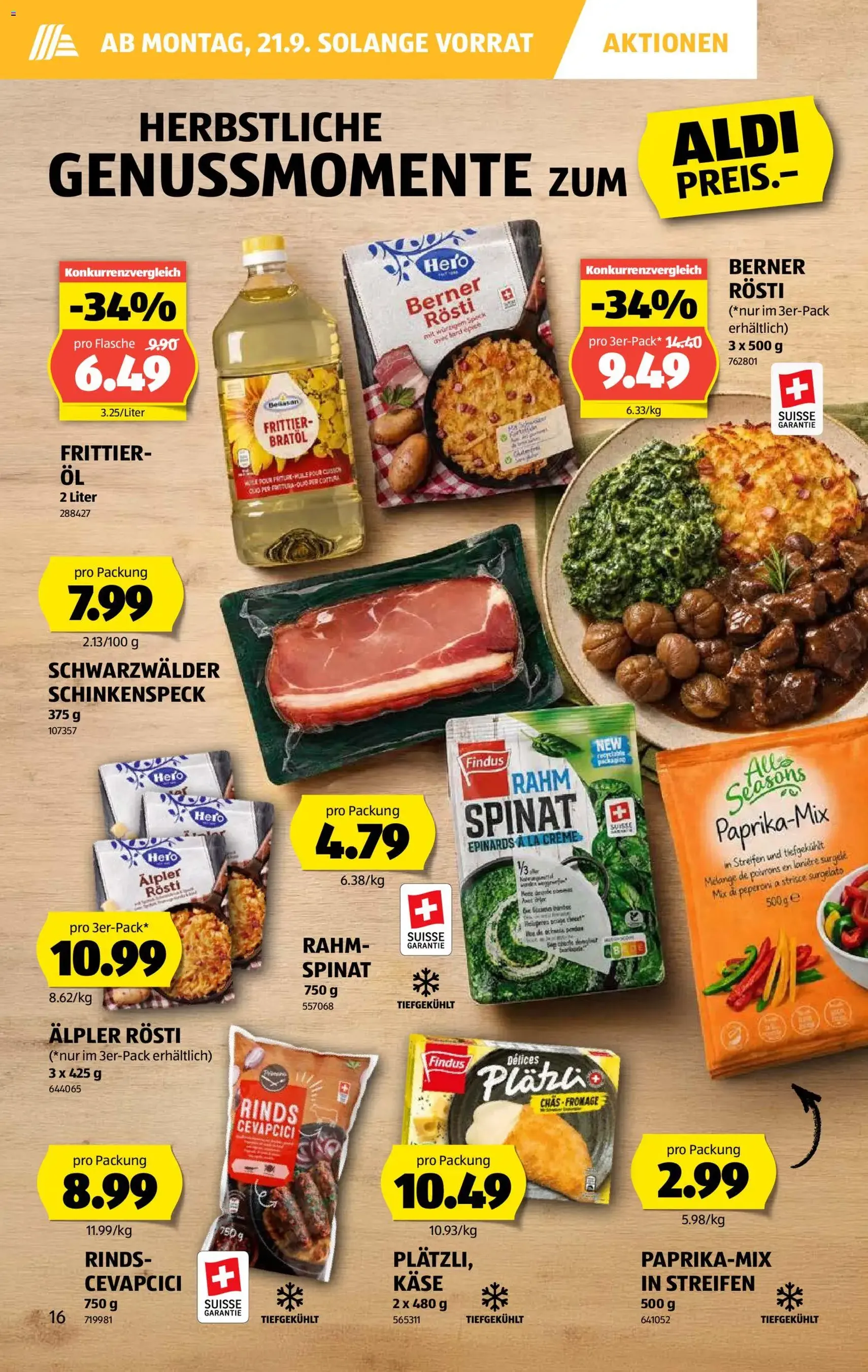 Aldi aktionen - Gültiger Prospekt ab 17.09.2026, Seite 22 von insgesamt 36