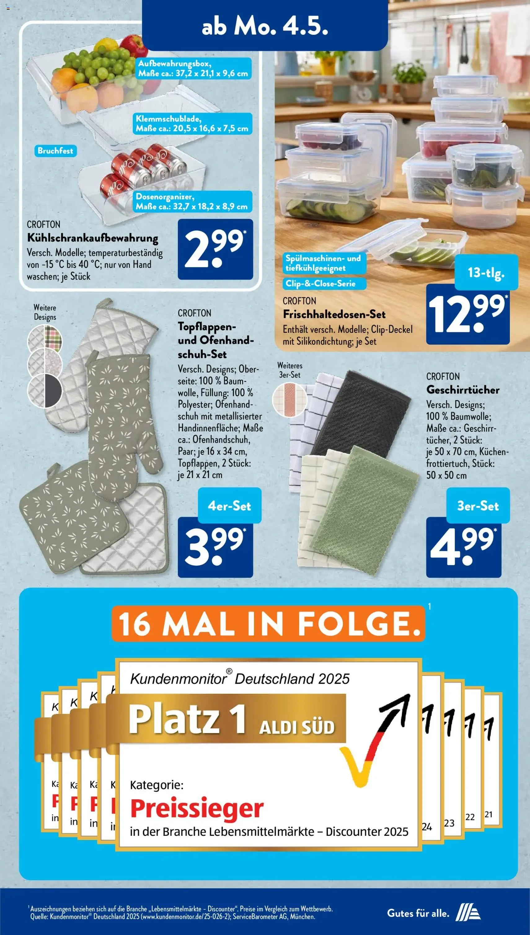 Aldi Süd Prospekt - Gültiger Prospekt ab 04.05.2026, Seite 4 von insgesamt 23