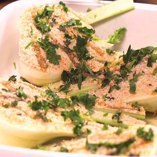 Anteprima ricetta Finocchi gratinati al forno